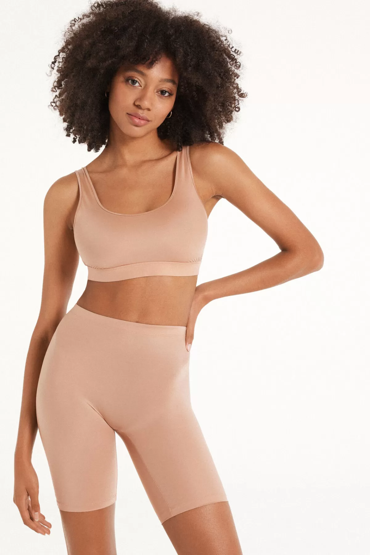 Tezenis Donna Pantaloncini da Ciclismo Superleggeri con Effetto Snellente