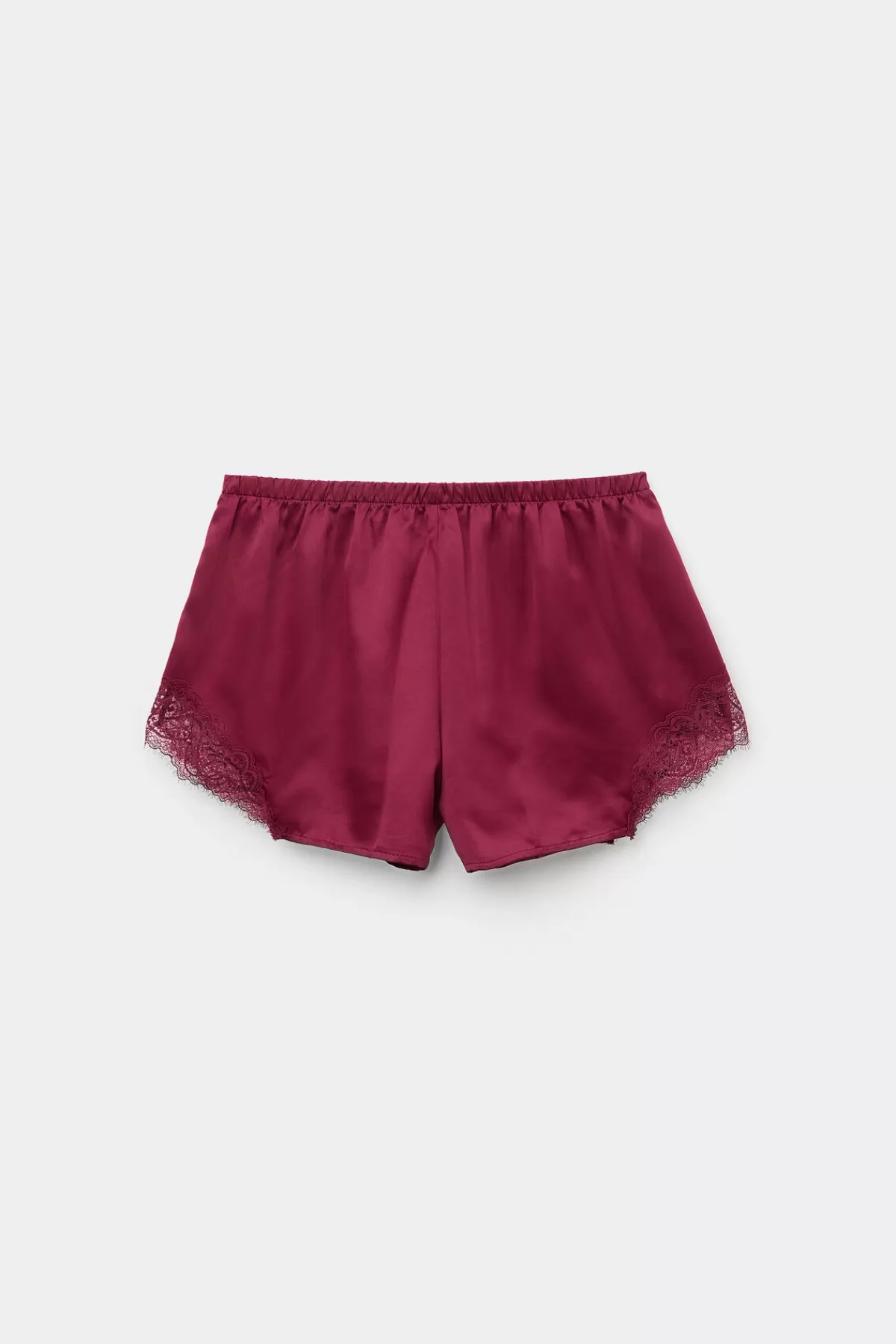 Pantaloncini Estivi Tezenis con Dettagli in Raso e Pizzo - Modello Corto Donna