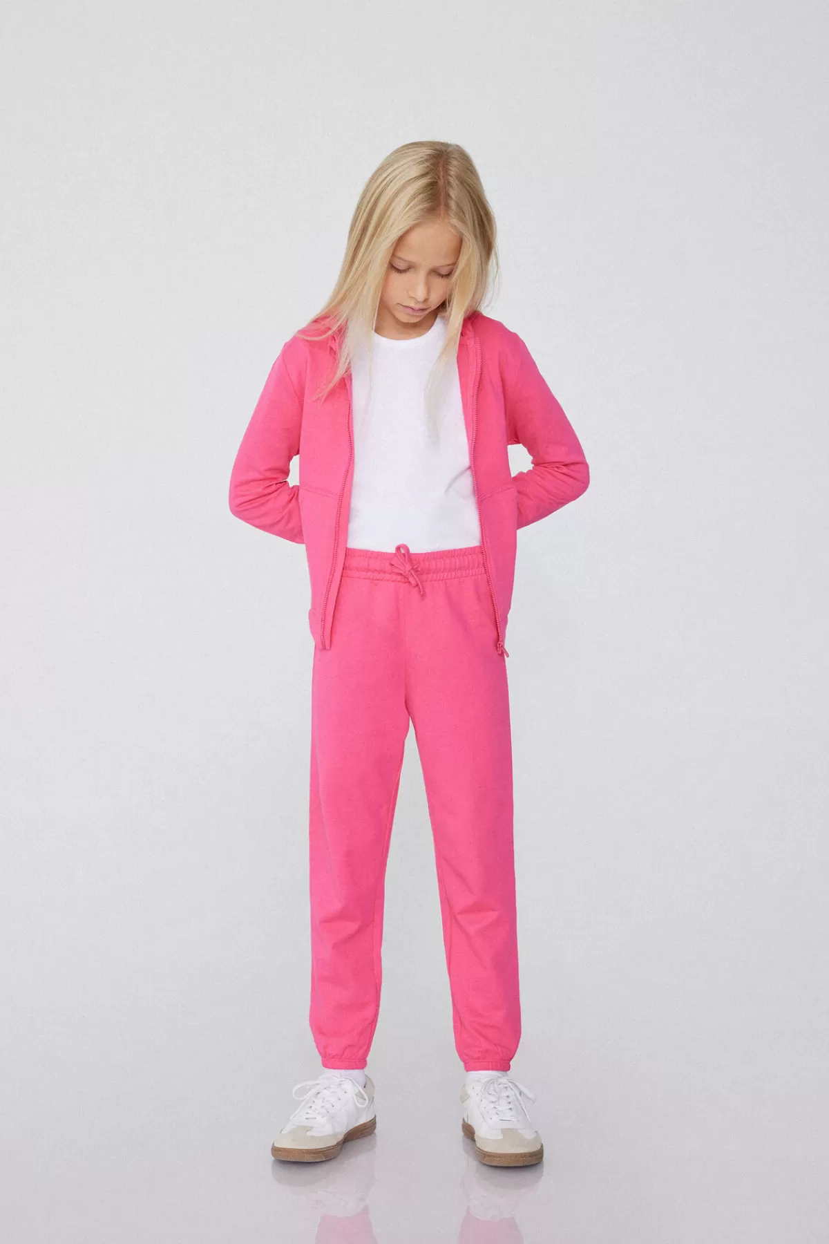 Pantaloni Lunghi in Pile Unisex per Bambini 1-8 Anni - Morbidi e Confortevoli con Cintura Regolabile, Collezione Tezenis
