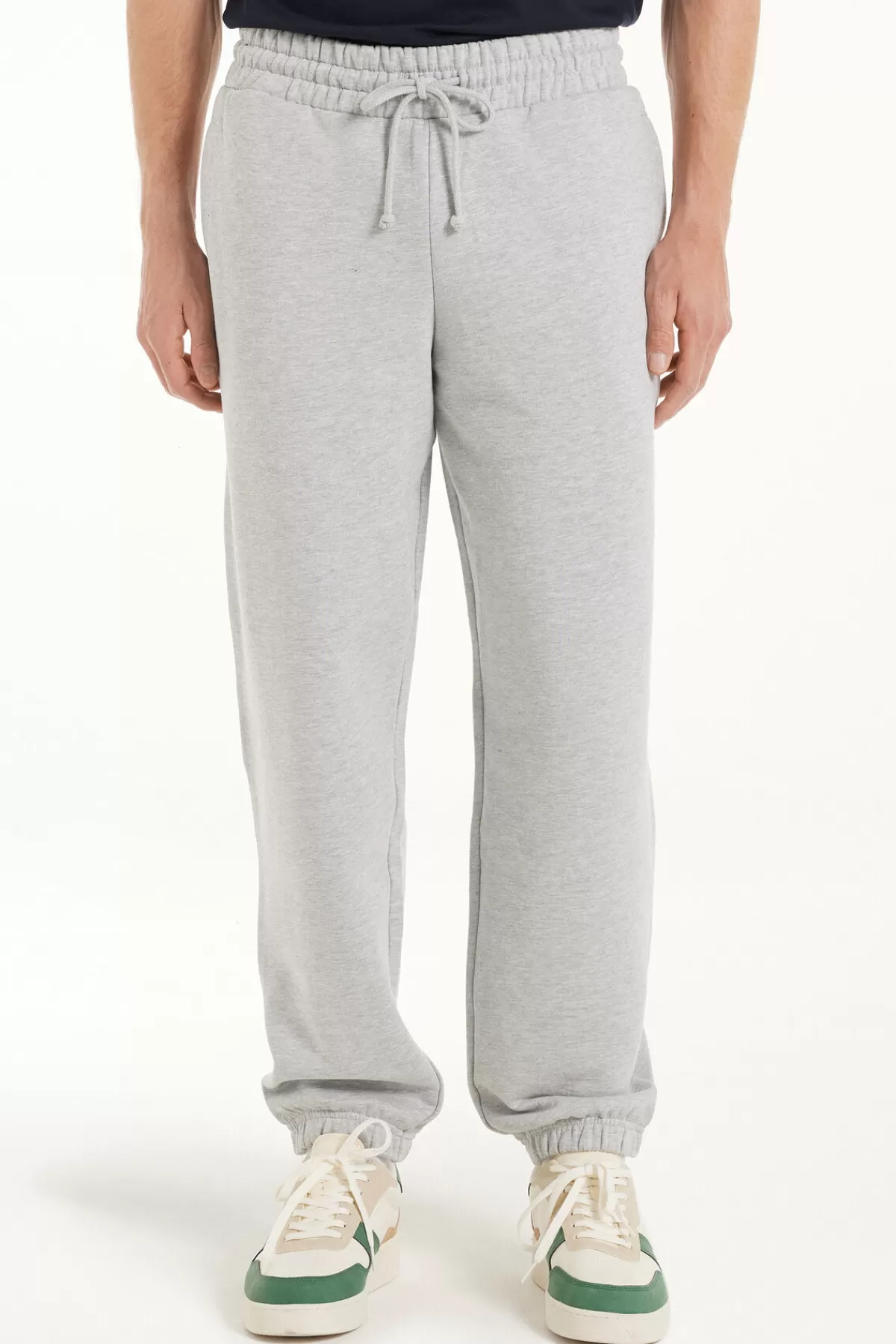 Pantaloni Uomo Invernali in Morbido Felpa - Tasche Funzionali e Design Comodo da Tezenis