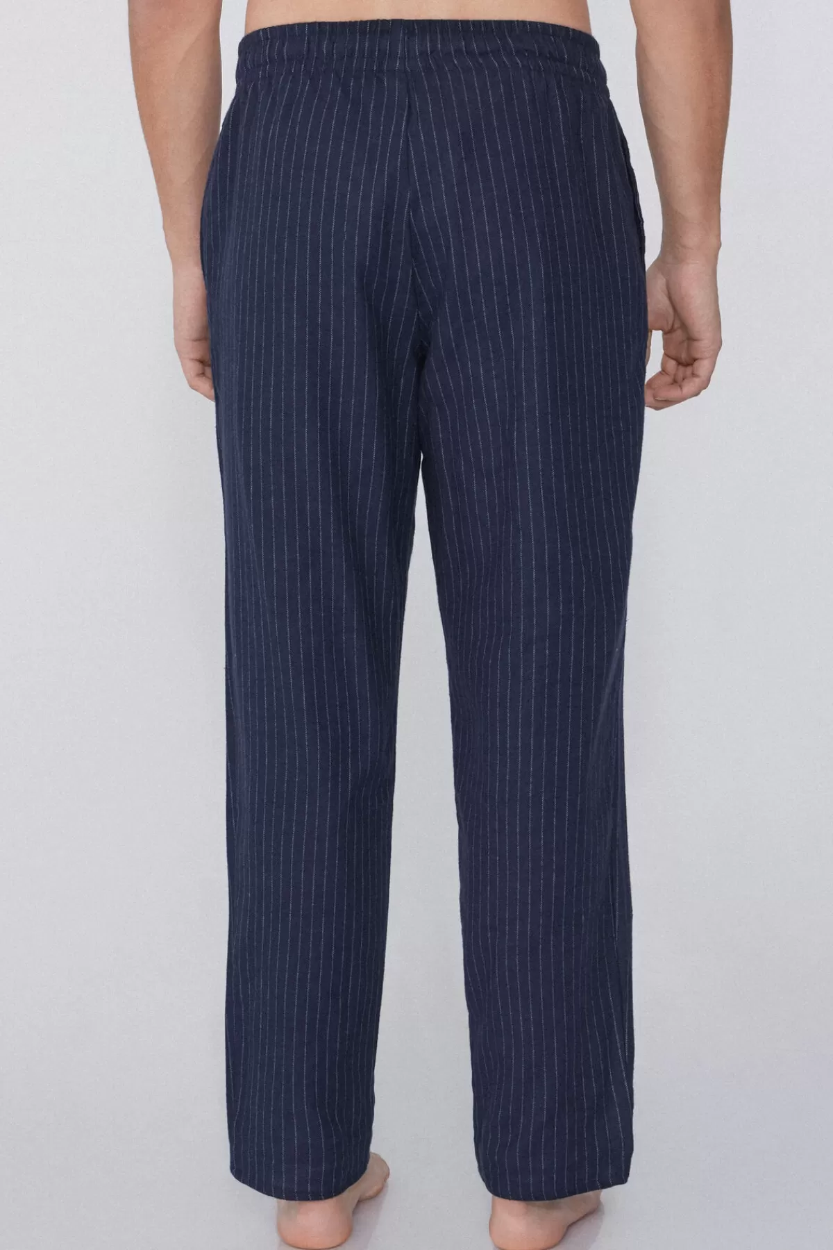 Pantaloni Autunno/Inverno Uomo in Morbida Flanella - Modello Classico a Gamba Dritta Tezenis