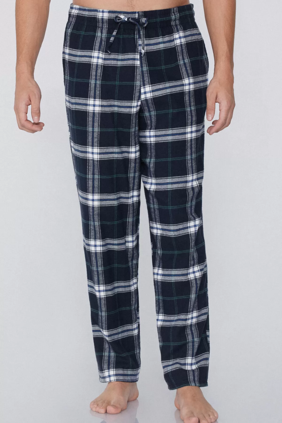 Pantaloni Lunghi Uomo in Morbida Flanella - Tezenis Confortevole per Autunno-Inverno