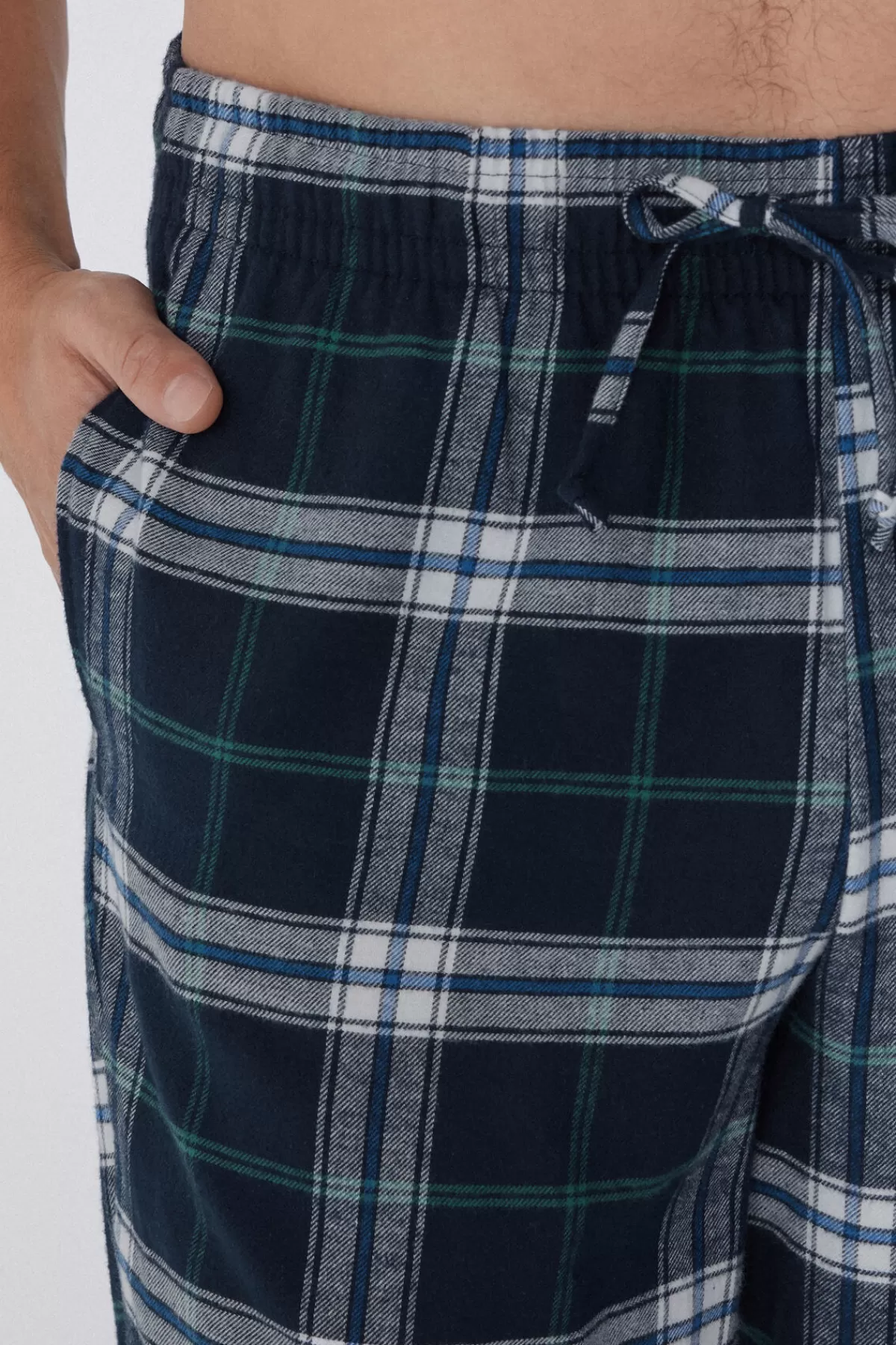 Pantaloni Lunghi Uomo in Morbida Flanella - Tezenis Confortevole per Autunno-Inverno
