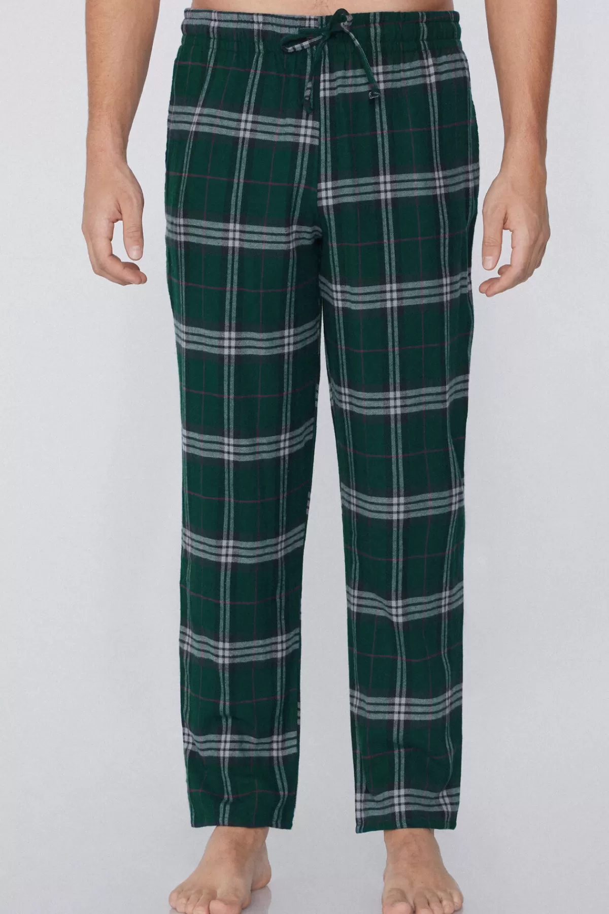 Pantaloni Eleganti Autunno/Inverno Tezenis per Uomo - Tessuto Flanella Morbida, Comodi e Stilosi
