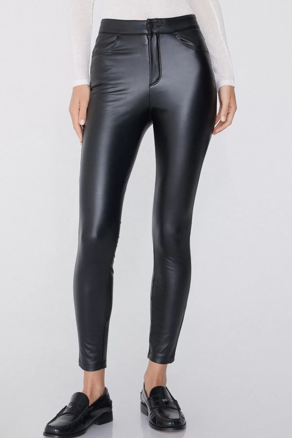 Pantaloni Termici Tezenis Donna con Tasche in Finta Pelle - Comodi e Alla Moda per Inverno