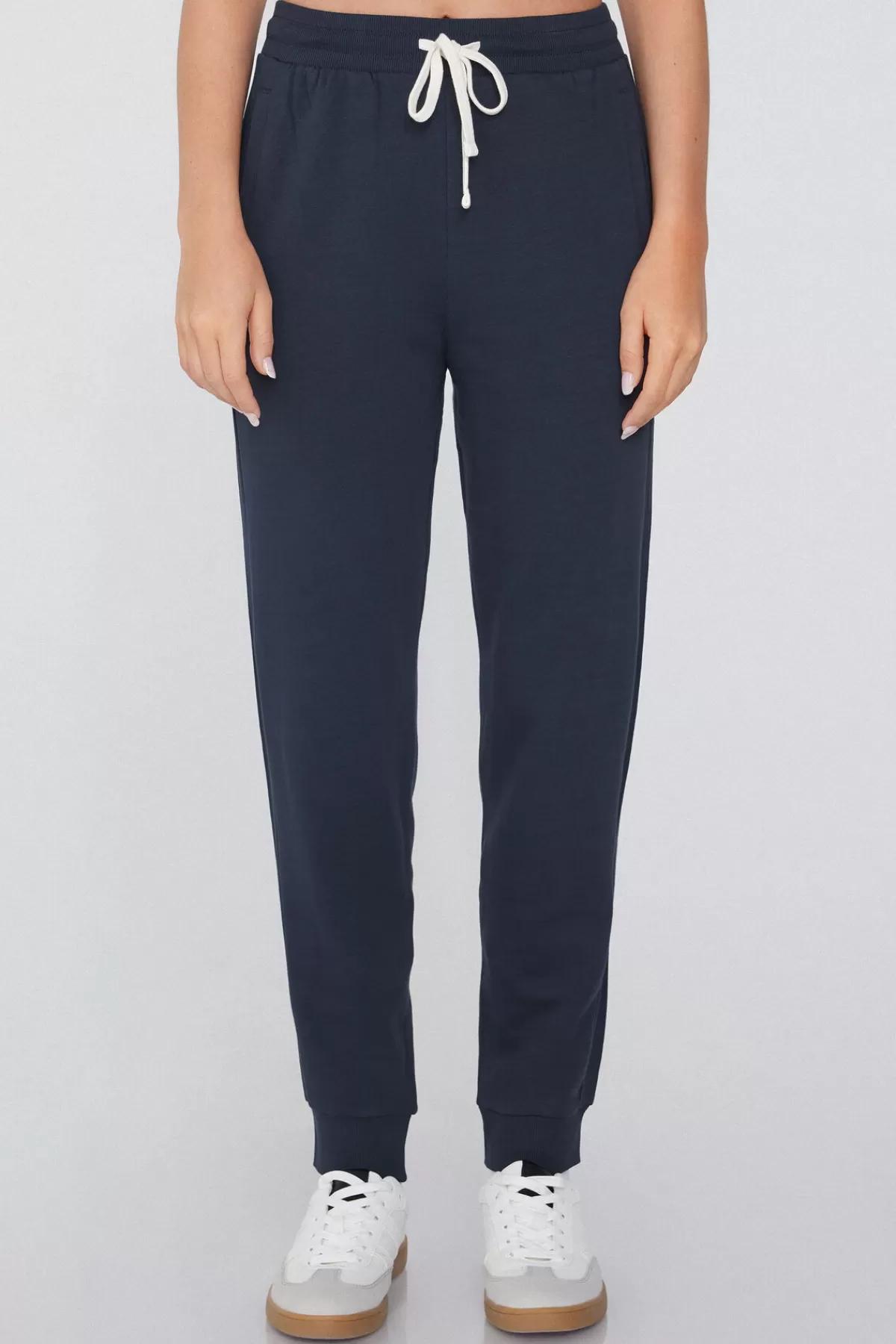 Tezenis Pantaloni Donna in Felpa Spessa - Comodi con Cordino Regolabile e Tasche Laterali, Ideali per il Tempo Libero