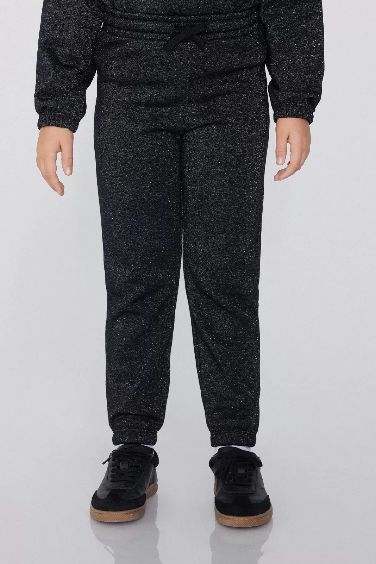 Completo Casual Donna: Pantaloni Eleganti a Vita Alta e Felperia Con Rifiniture Laminati - Tezenis Collection, Confortevole e Alla Moda Per Look Giornaliero