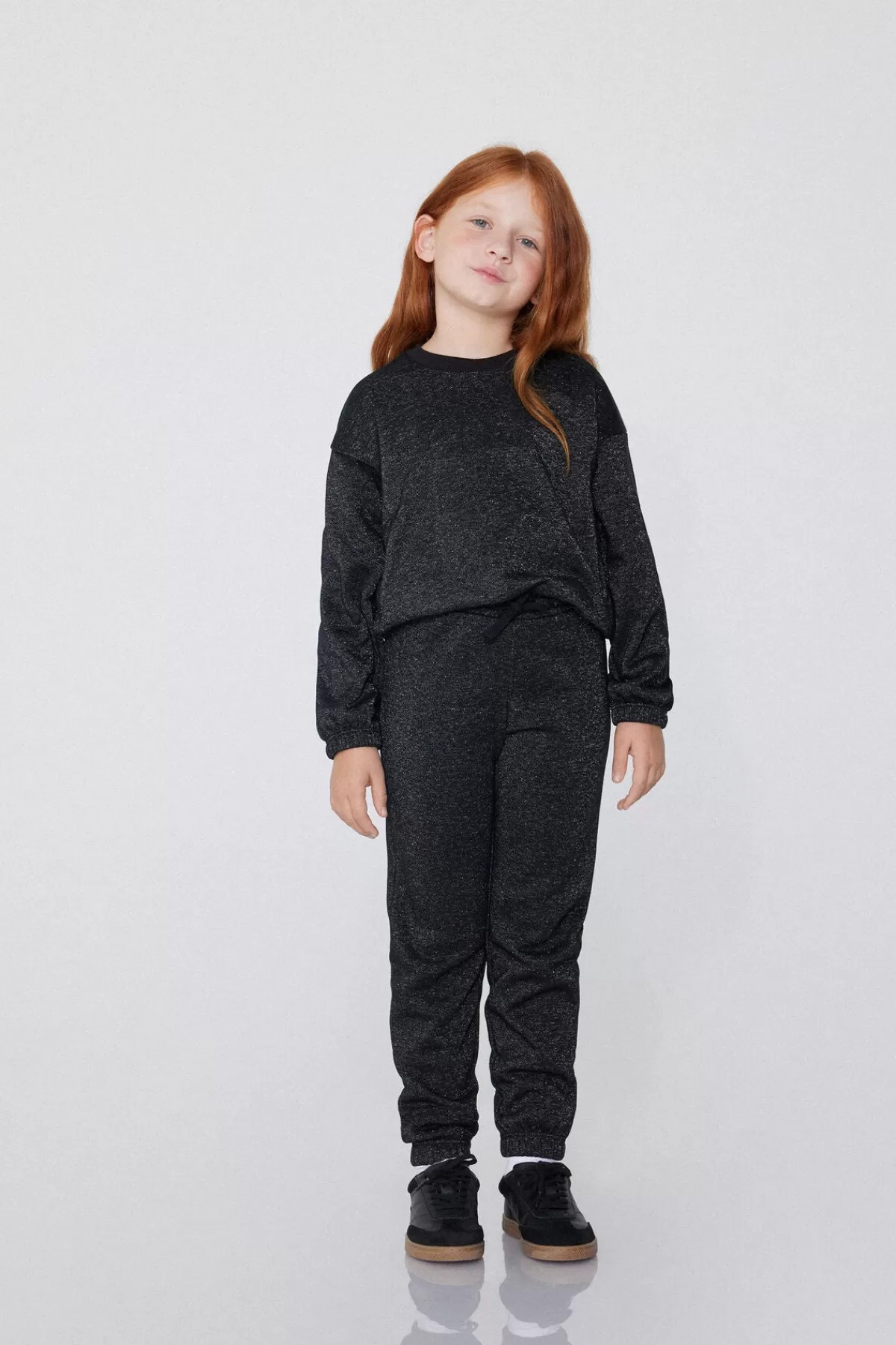 Completo Casual Donna: Pantaloni Eleganti a Vita Alta e Felperia Con Rifiniture Laminati - Tezenis Collection, Confortevole e Alla Moda Per Look Giornaliero