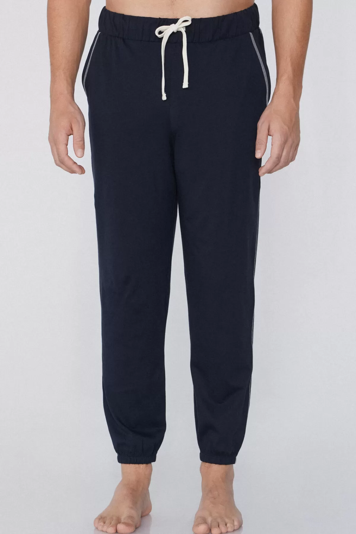 Tezenis Pantaloni Uomo Cotone Comodo con Cuciture in Contrasto, Design Moderno per Stile Casual