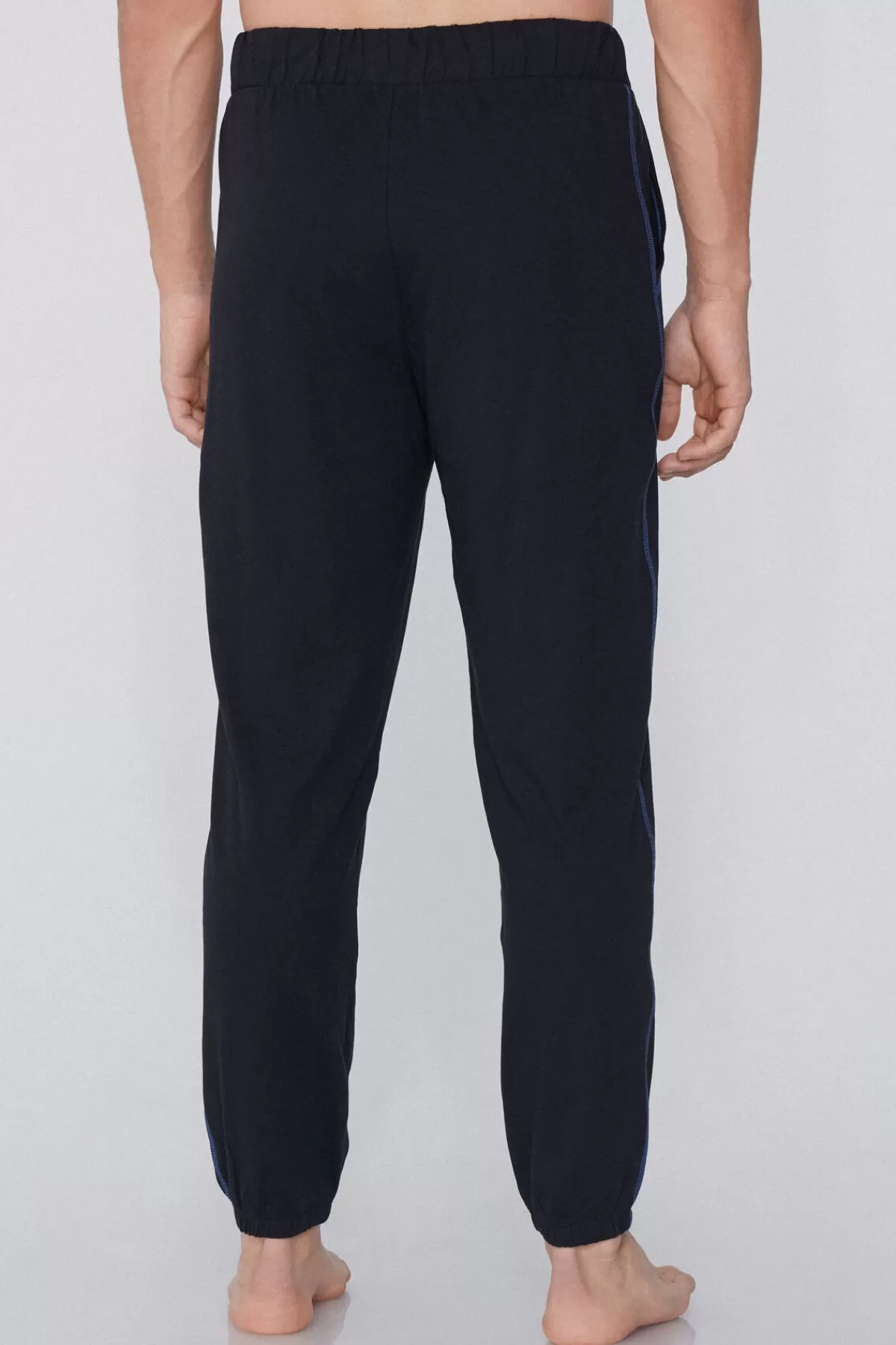 Tezenis Pantaloni Uomo Confortevoli in Cotone Morbido con Cuciture a Contrasto - Ideali per Look Casual e Stile Quotidiano