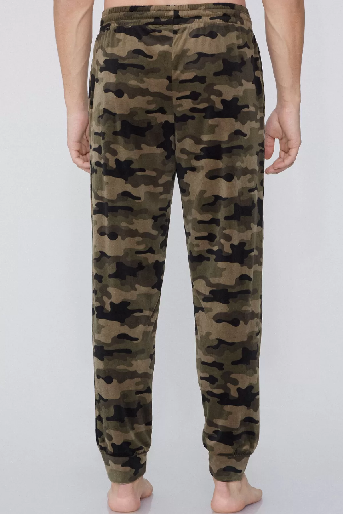 Tezenis Pantaloni Lunghi Comfortevili in Micropile con Polsino Morbido - Ideali per Look Casual e Sportivo Da Uomo

（：，