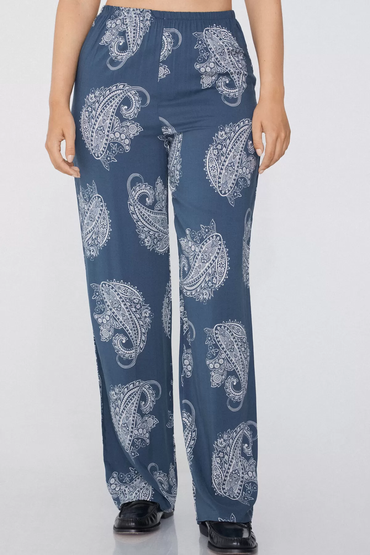 Tezenis Pantaloni Eleganti Donna in Viscosa - Sagoma Diritta e Confortevole per Tutto il Giorno