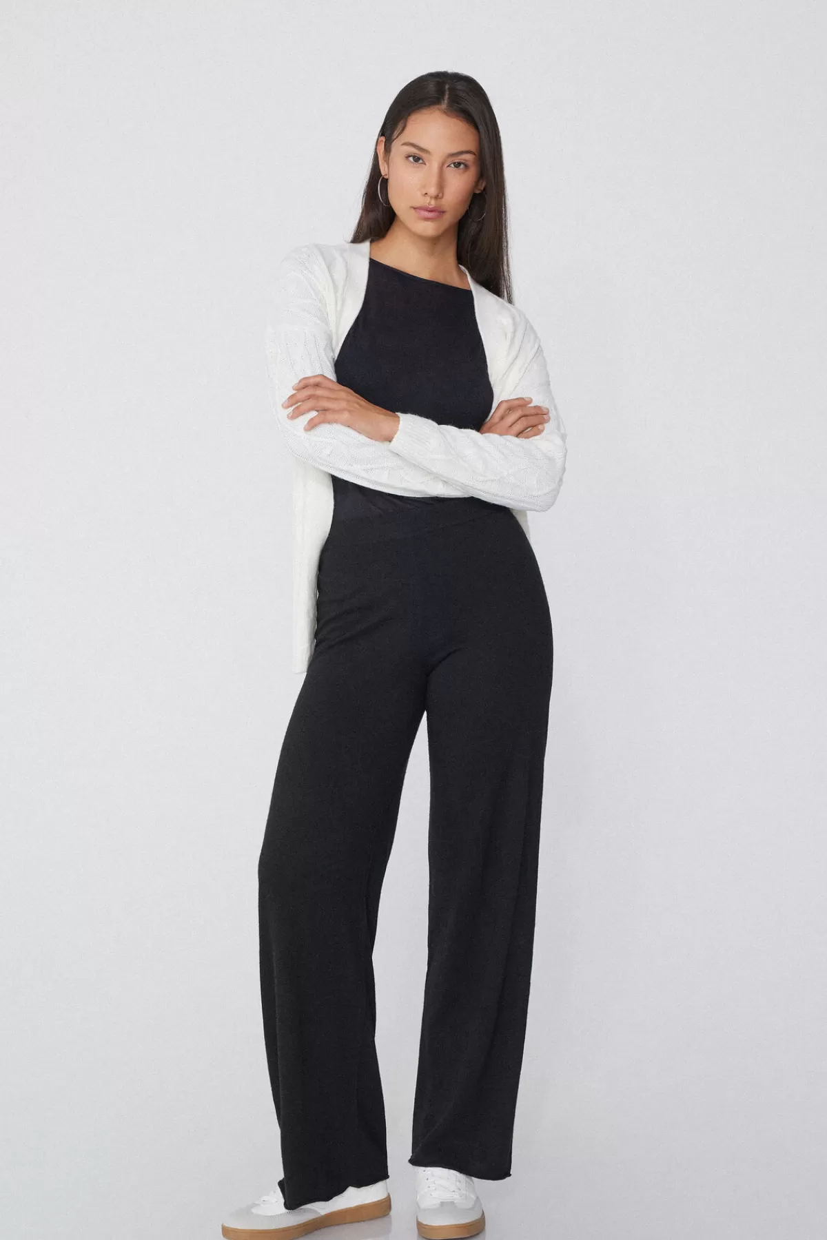 Pantaloni Eleganti Tezenis Donna in Lana Pregiata - Modello Palazzo Invernali