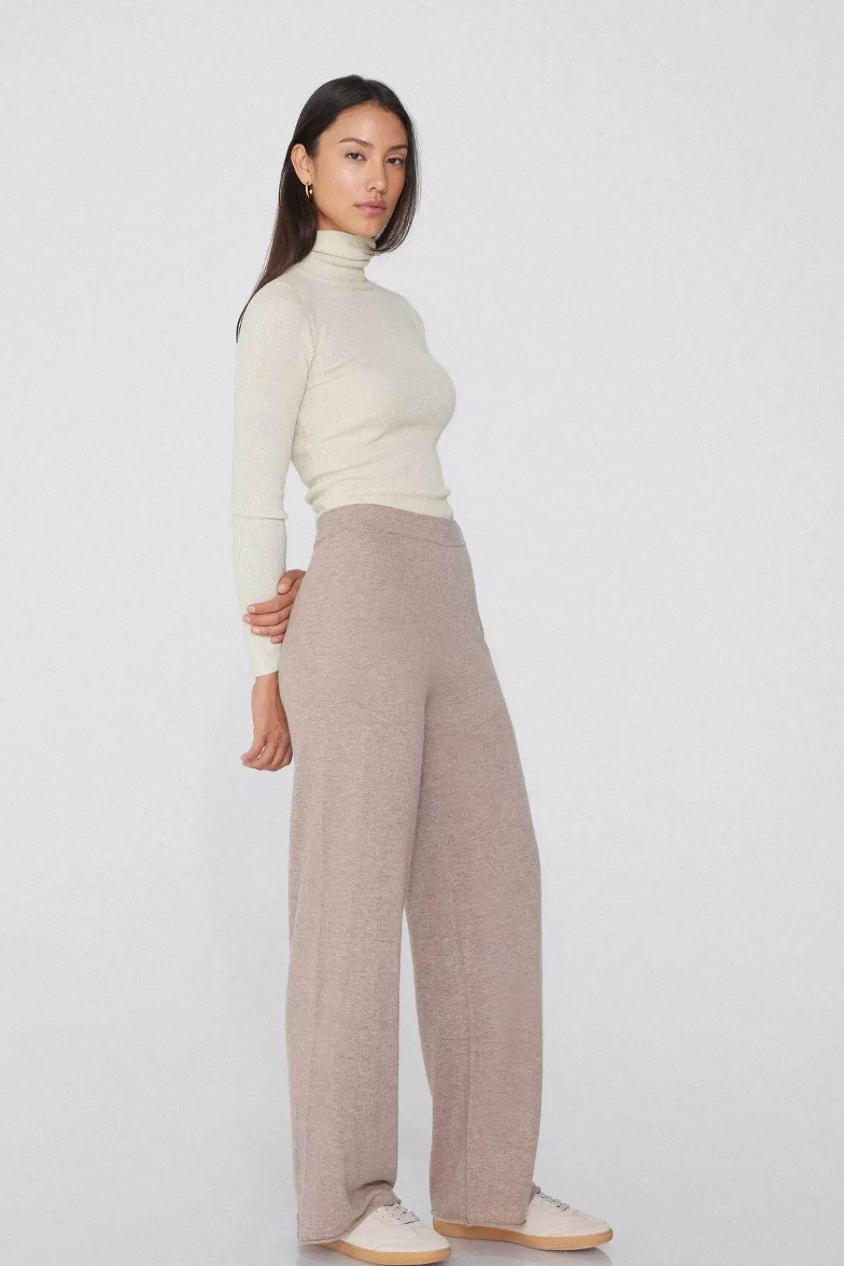 Tezenis Pantaloni Palazzo Donna Invernali con Filati di Lana - Morbidezza e Calore Garantito