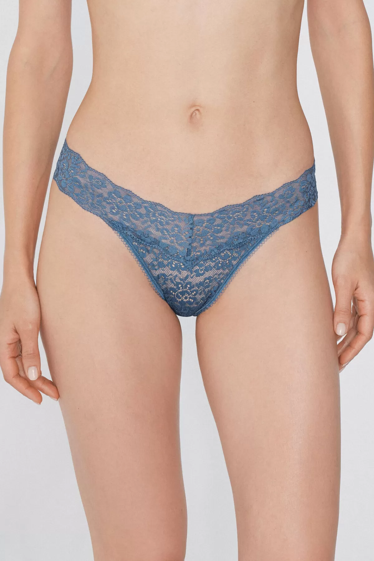 Tezenis Slip Donna Sgambato con Pizzo Eco-Chic - Intimo Comodo e Sostenibile