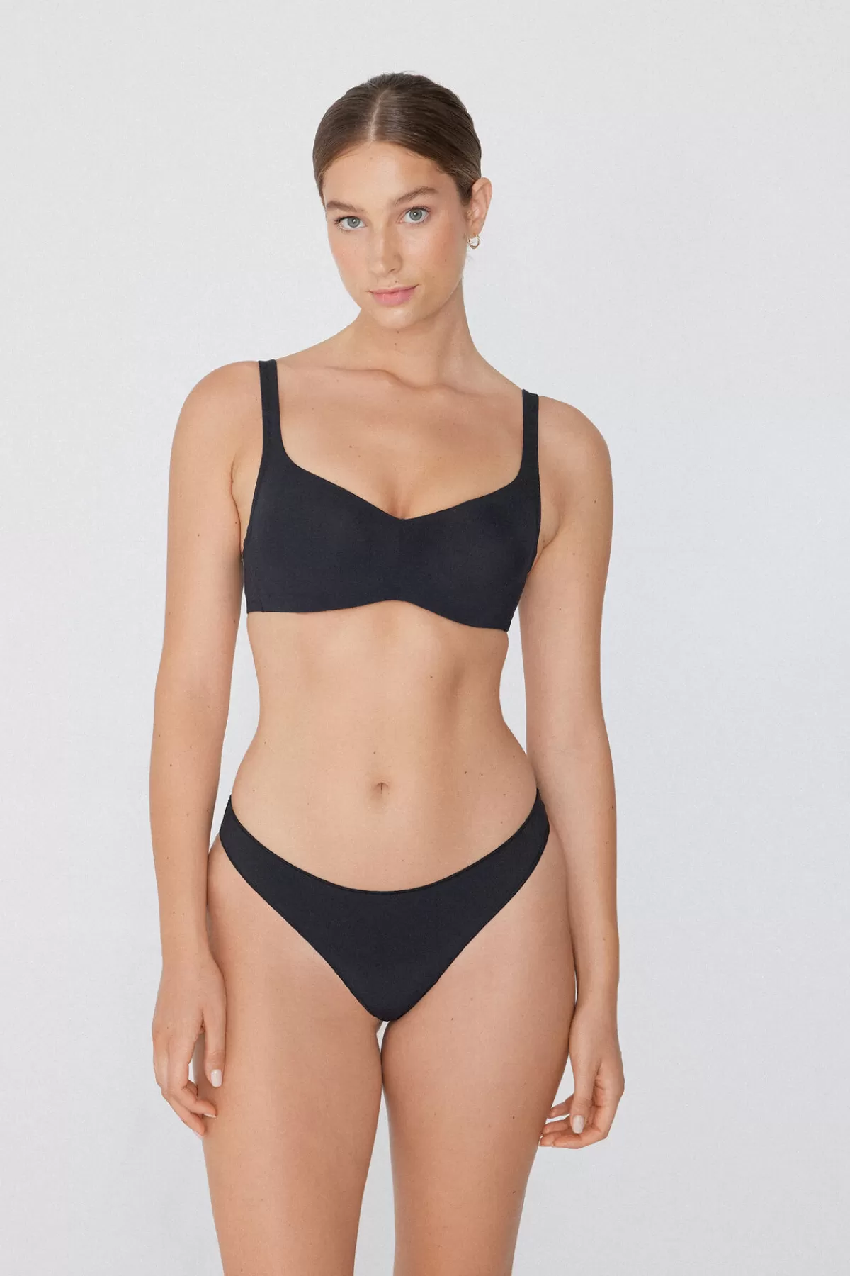 Tezenis Reggiseno Balconcino Donna - Fibra Rigenerata Morbida con Ispirazione Parisienne