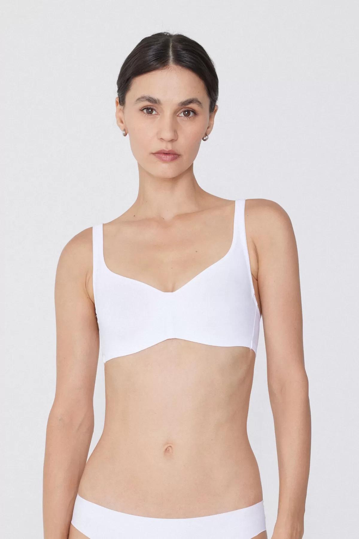 Tezenis Intimo Femminile: Reggiseno Balcony Confortevole in Microfibra Sostenibile Paris