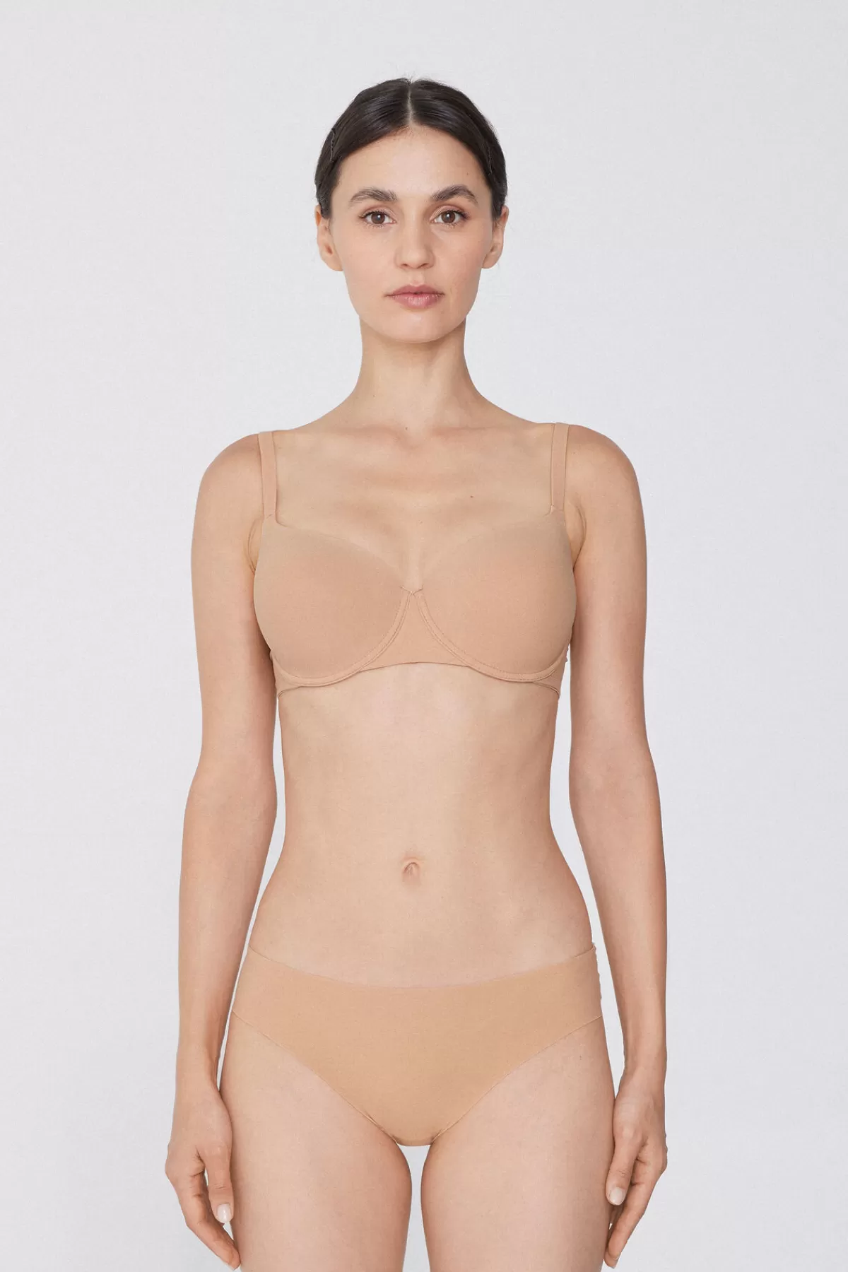 Tezenis Reggiseno Balconcino in Microfibra Rigenerata Prague - Intimo Femminile Confortevole a Copertura Totale con Design Esclusivo