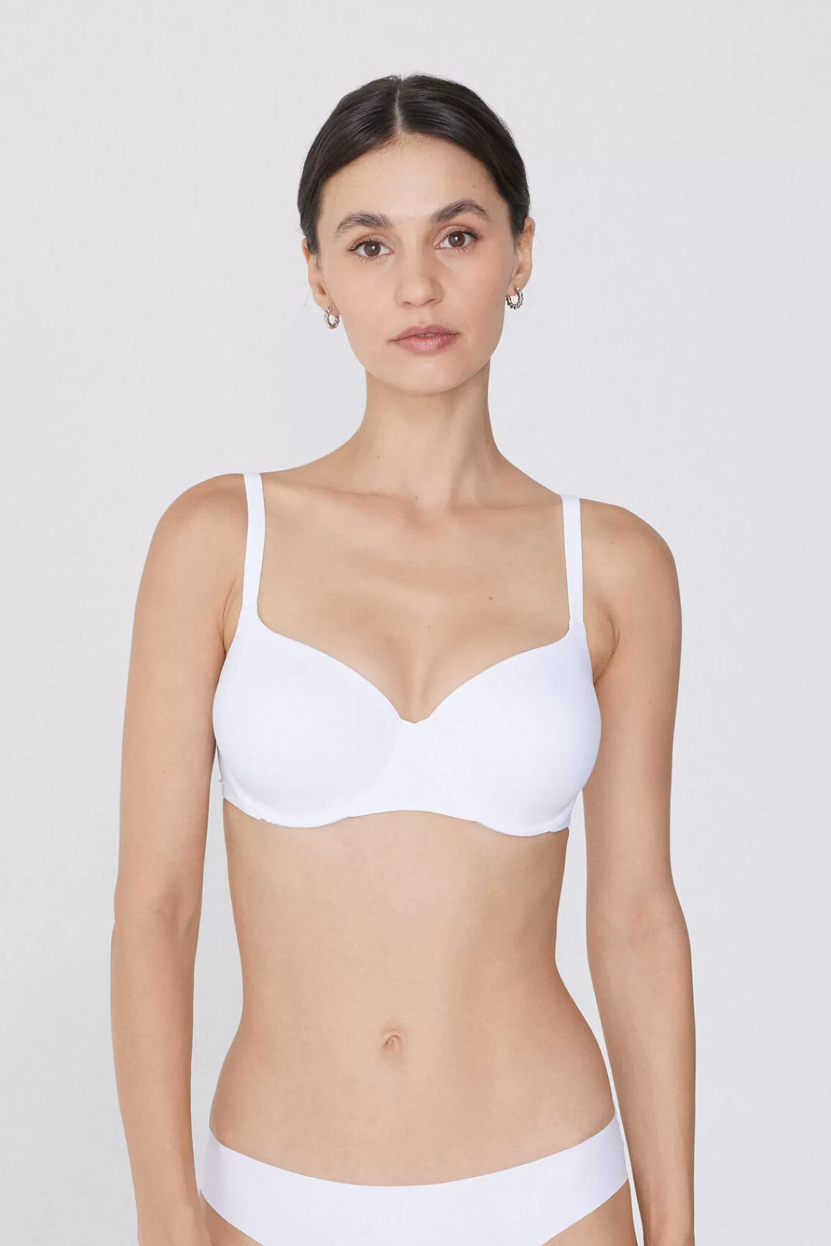 Tezenis Bralette Donna in Microfibra Rigenerata - Modello Prague con Taglio Avvolgente e Massima Vestibilità