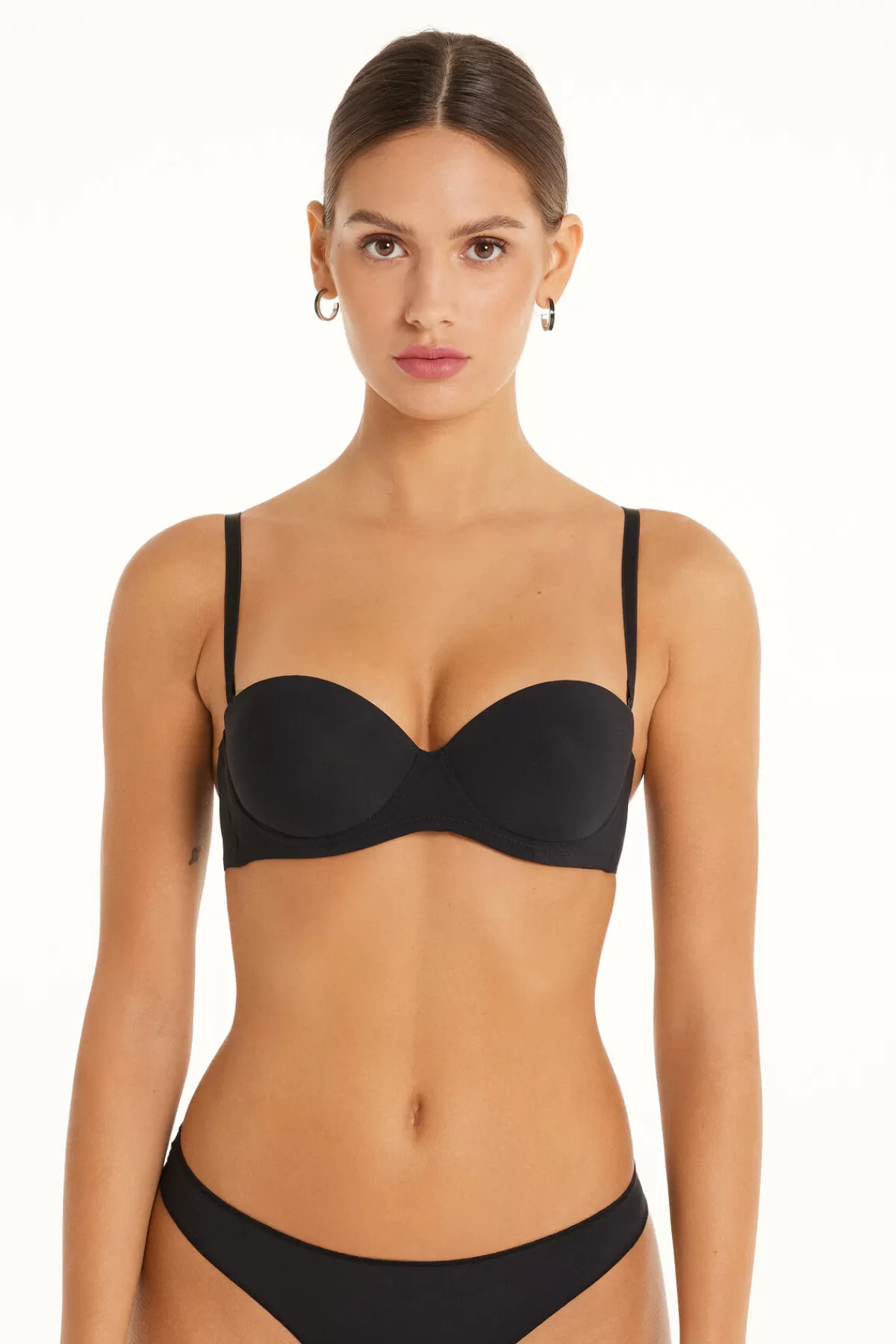 Reggiseno Fascia Tezenis Madrid - Confortevole con Massima Morbidezza in Tessuto Ecologico Rigenerato, Perfetto per il Quotidiano