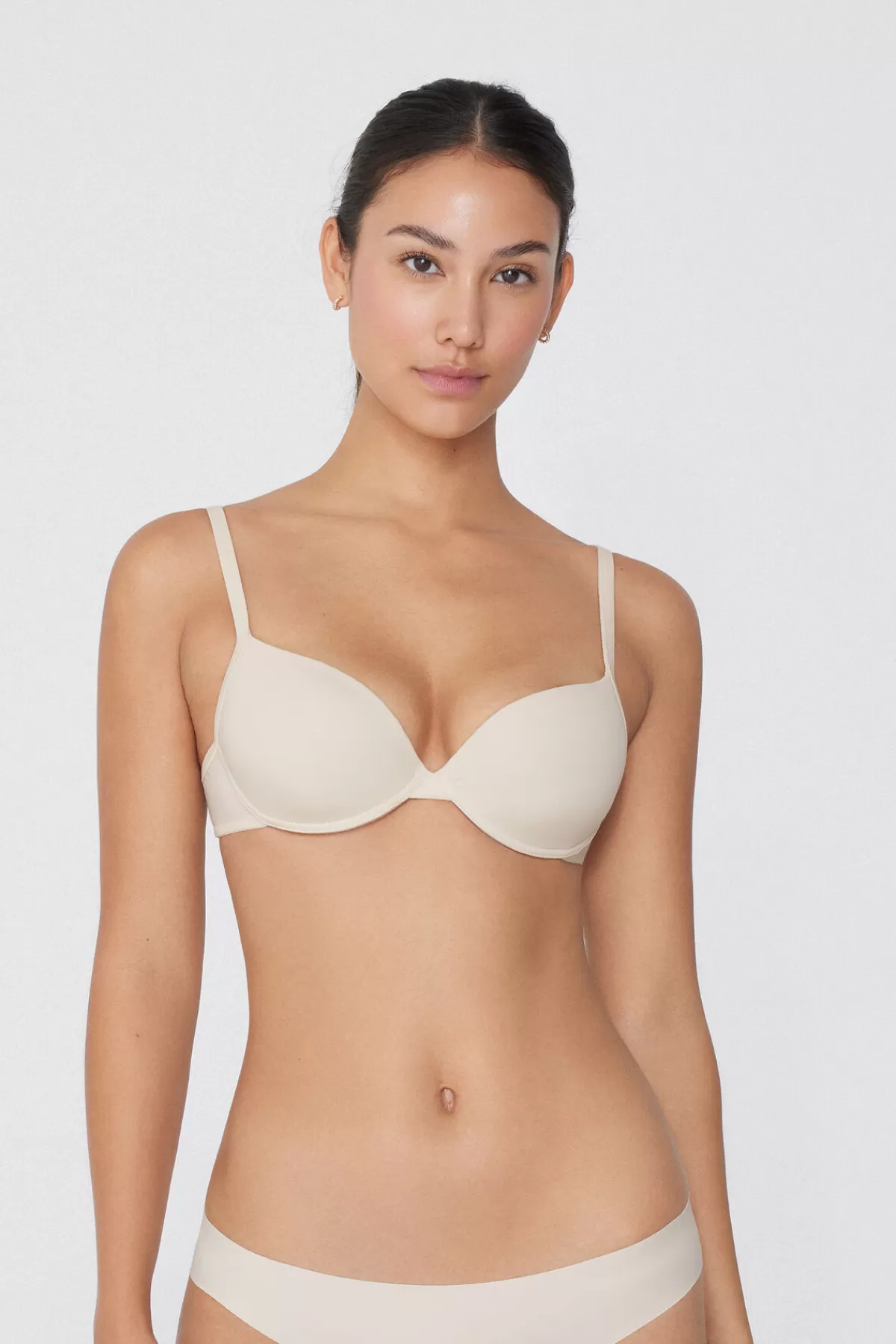 Tezenis Intimo Donna: Reggiseno Effetto Push-Up in Puro Cotone - Design Athens con Supporto Morbido