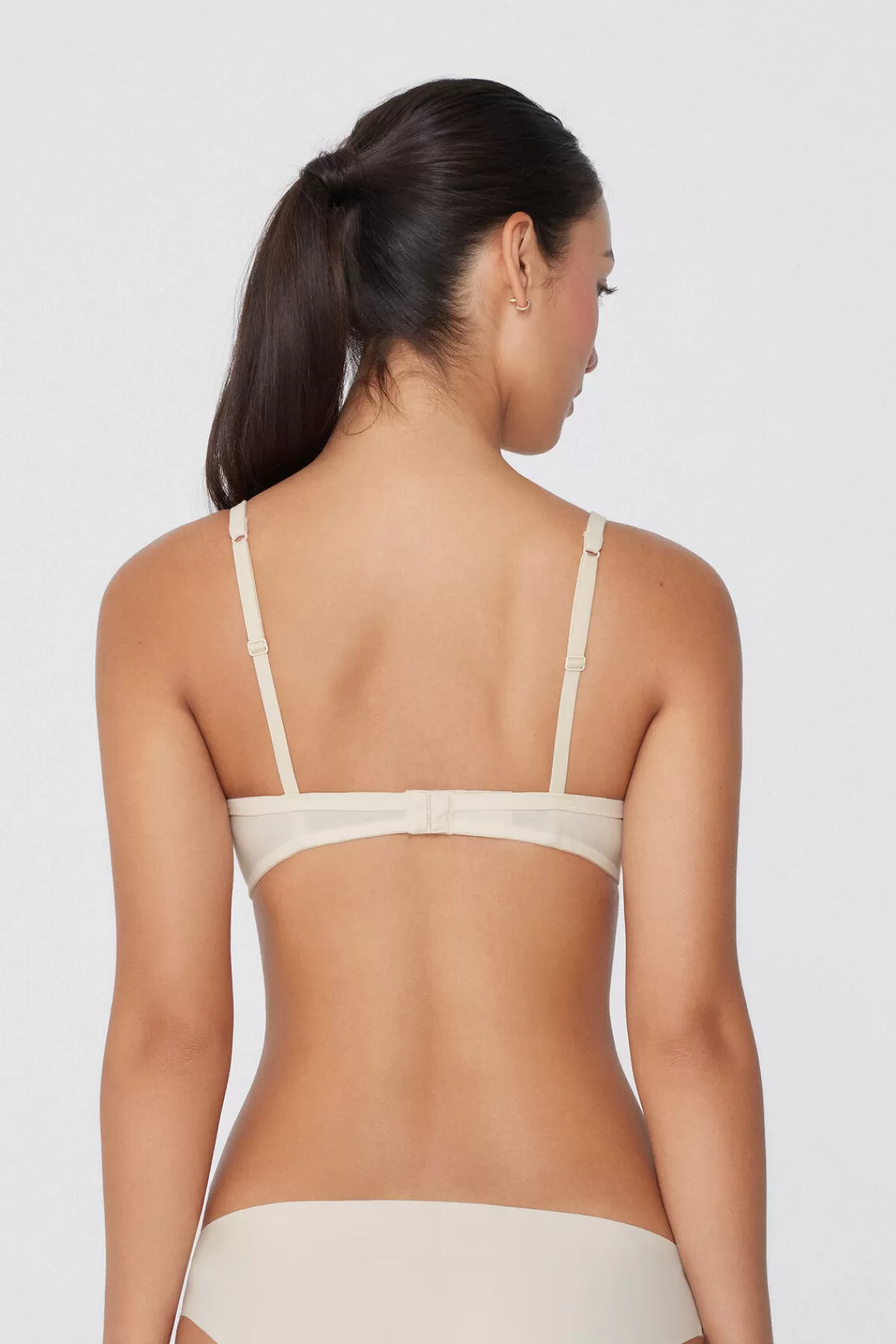 Tezenis Intimo Donna: Reggiseno Effetto Push-Up in Puro Cotone - Design Athens con Supporto Morbido
