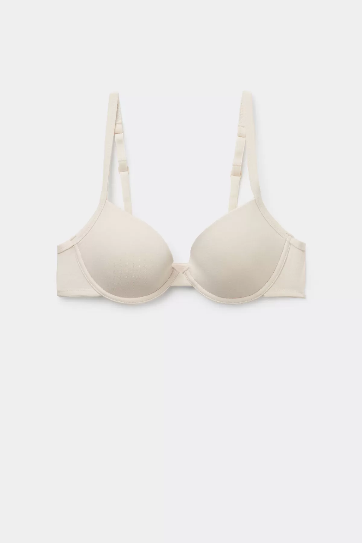 Tezenis Intimo Donna: Reggiseno Effetto Push-Up in Puro Cotone - Design Athens con Supporto Morbido