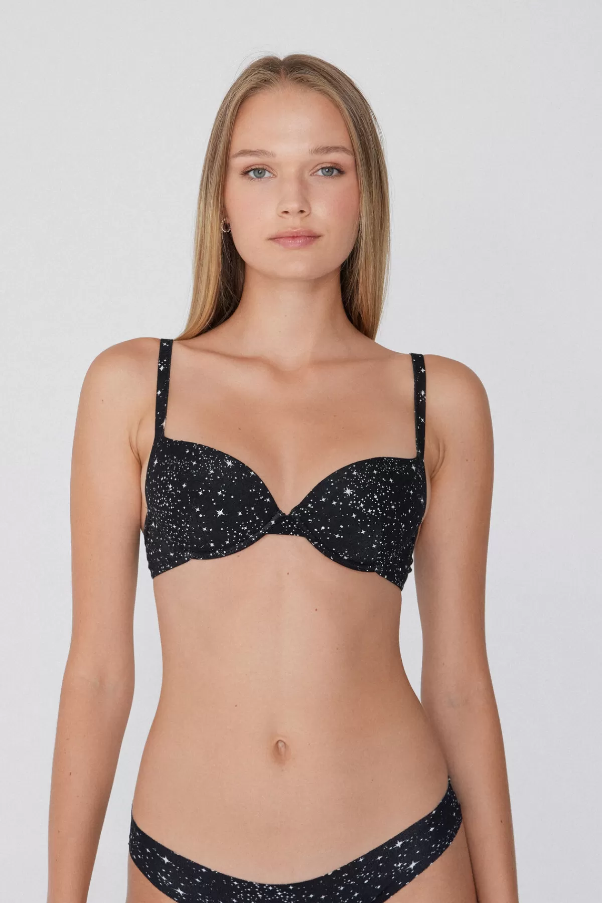 Tezenis Reggiseno Con Effetto Push-Up Sexy - Stampa Floreale Atene, Design Femminile e Confortevole