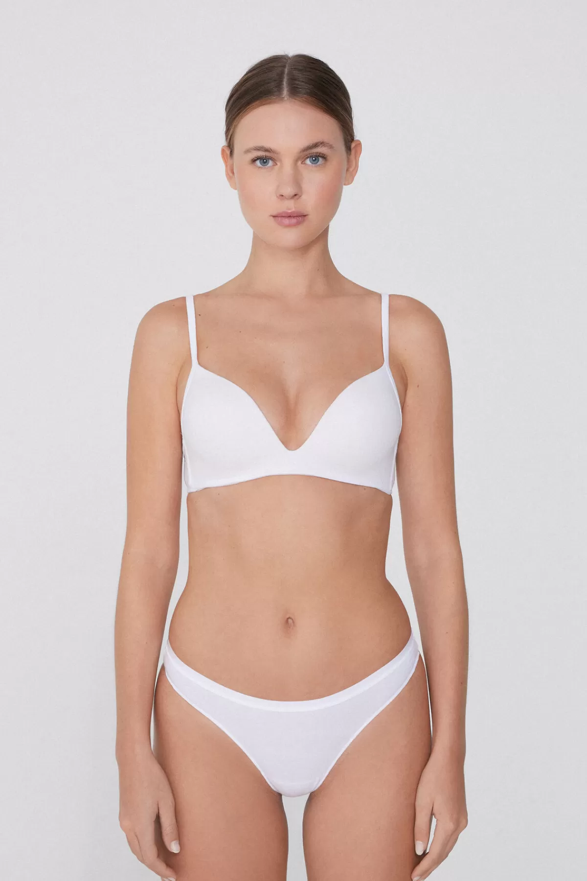 Reggiseno Confezionato Triangolo Donna con Imbottitura Soft in Morbido Cotone - Modello Comfort London Design Elegante Tezenis