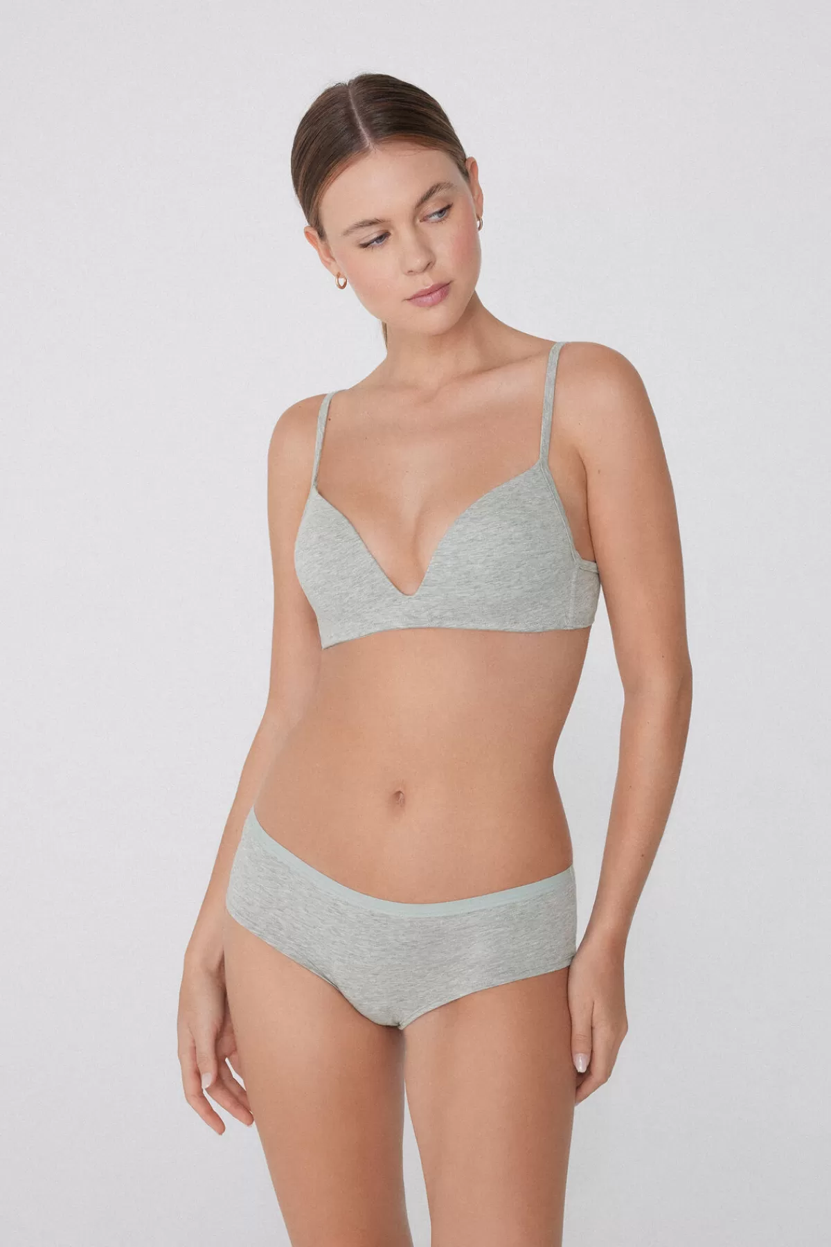 Reggiseno Triangolo Tezenis Donna in Morbido Cotone con Imbottitura Minimalista - Design Essenziale Ispirato a Londra