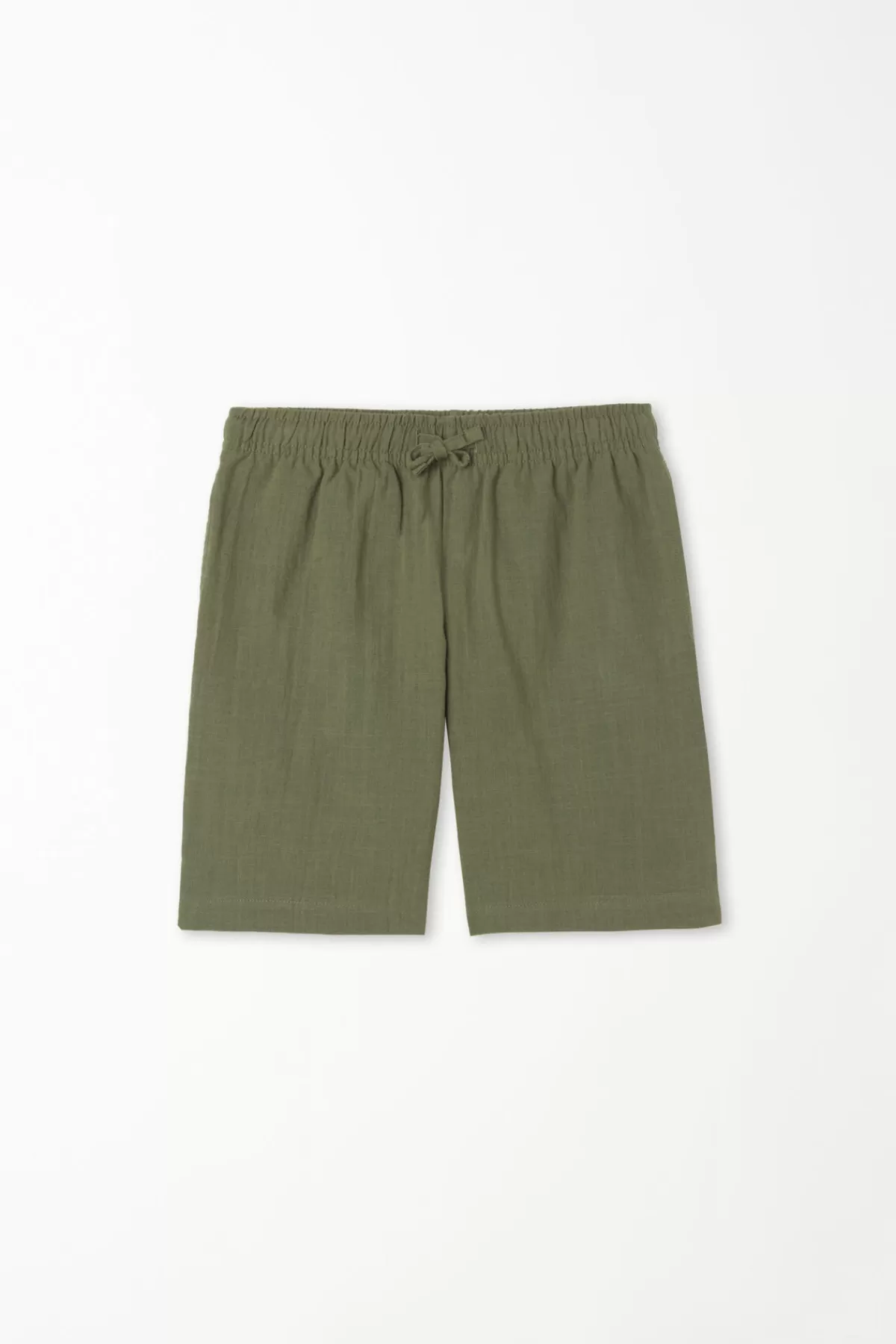 Tezenis Pantaloncini Estivi in Puro Cotone con Regolazione Vita - Ultraleggeri per Bambini

(：，，