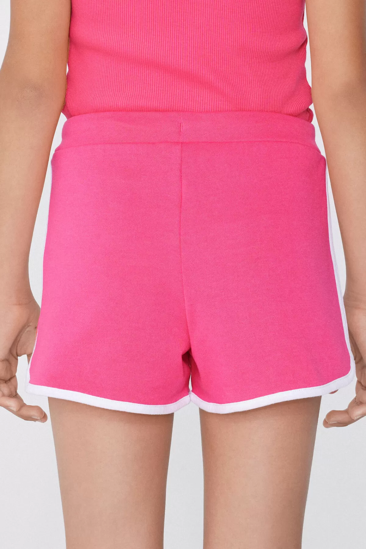 Pantaloncini Tezenis Con Bordi in Pile - Cotone Morbido per Bambine, Design Moderno per Estate 2024