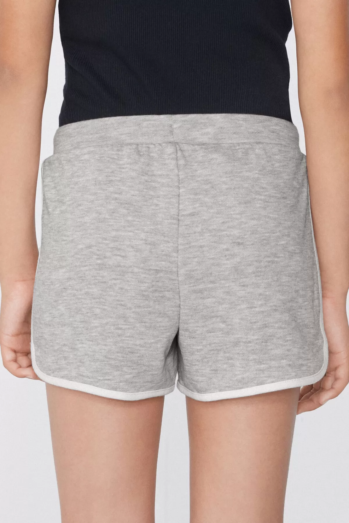 Tezenis Corti Bambina in Cotone Felpato Ultra Morbido con Bordi a Contrasto - Comodi e Stilosi