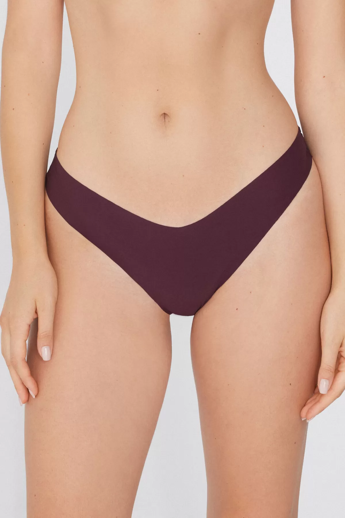 Tezenis Perizoma Brazilian Donna con Design Sgambato - Microfibra Ultra Morbida e Taglio Vivo per Massimo Comfort