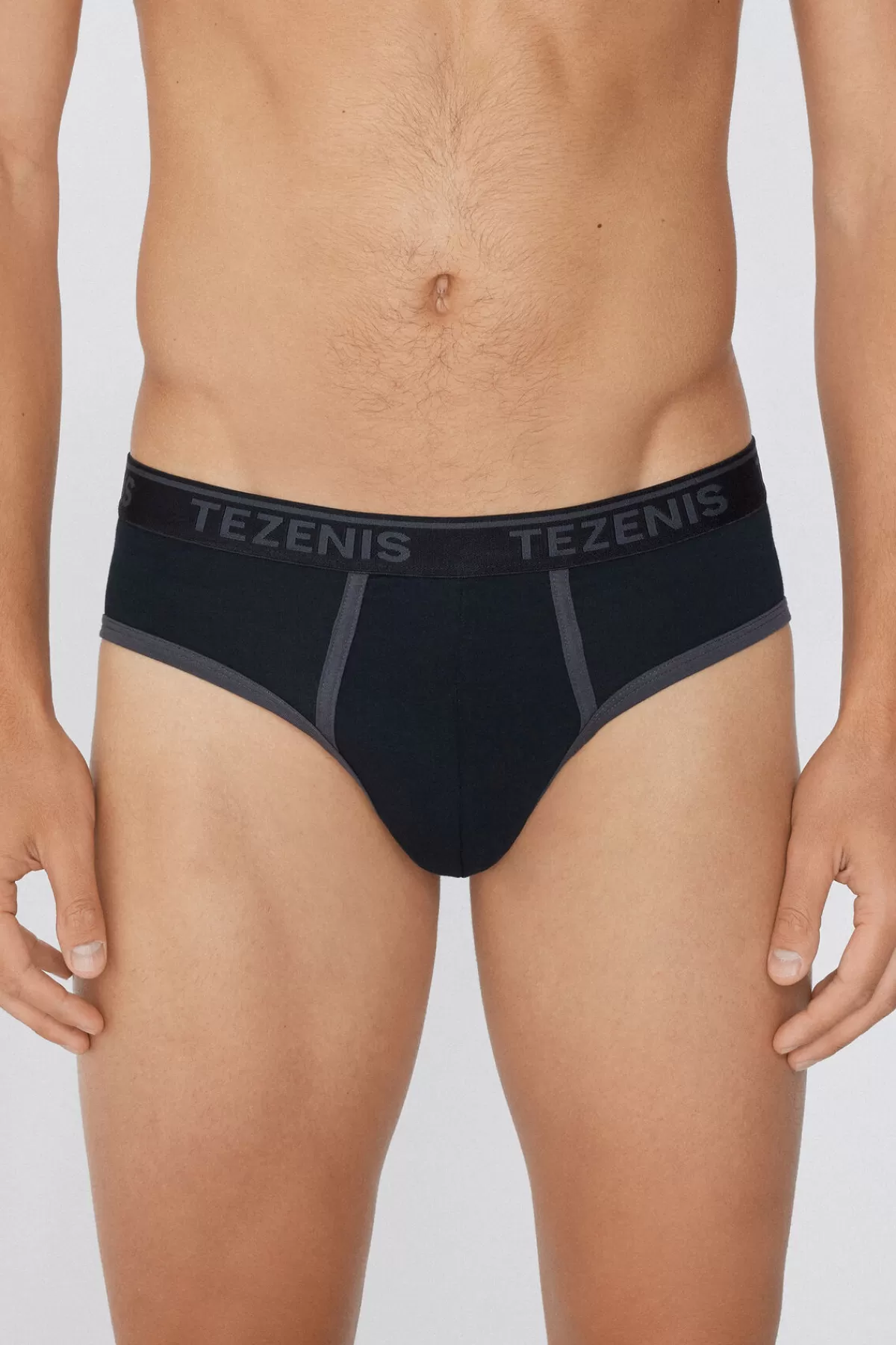 Intimo Uomo Tezenis in Morbido Cotone con Dettagli Contrastanti e Logo in Evidenza