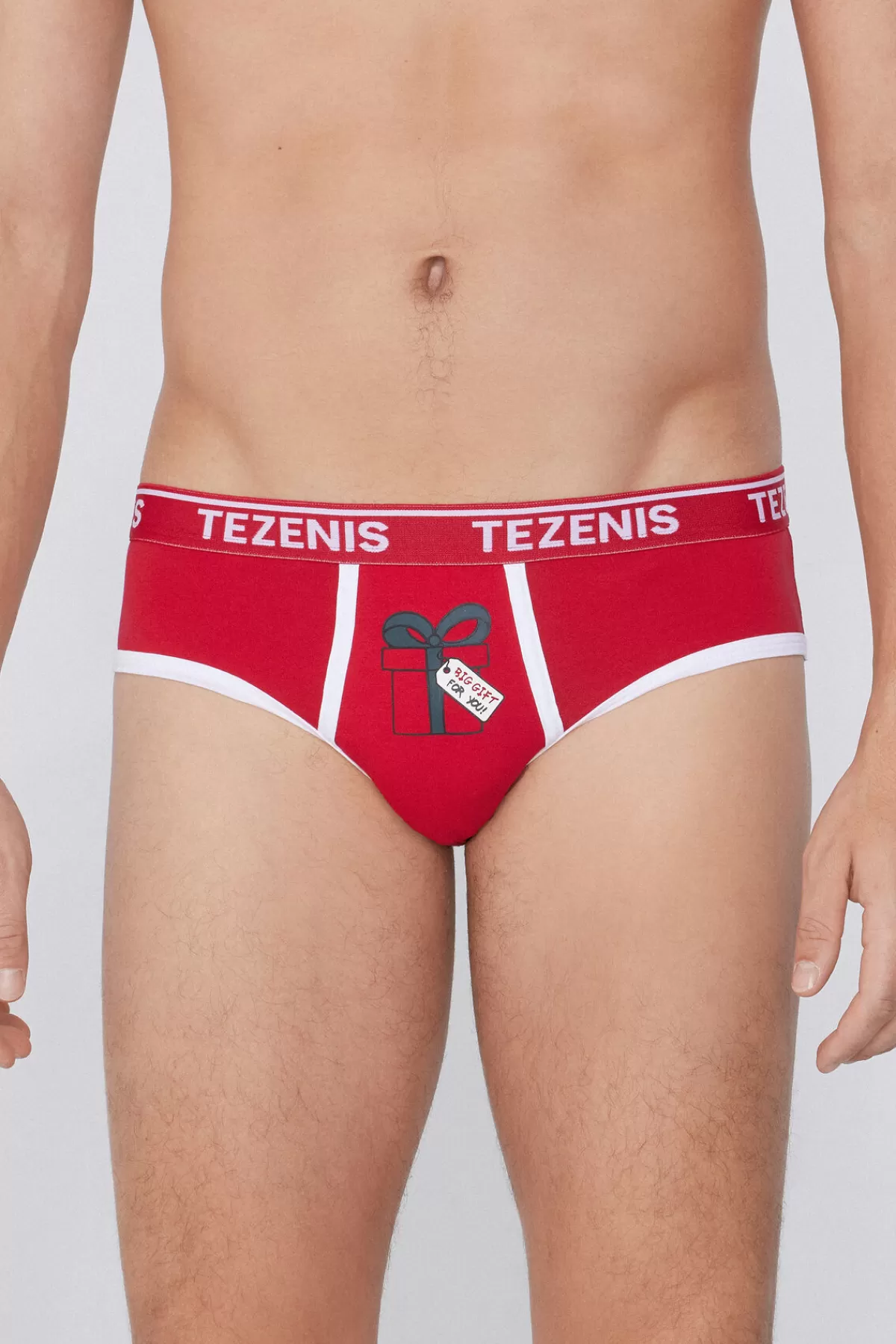 Mutande Uomo Tezenis in Puro Cotone con Stampa Festiva - Design Confortevole per le Feste
