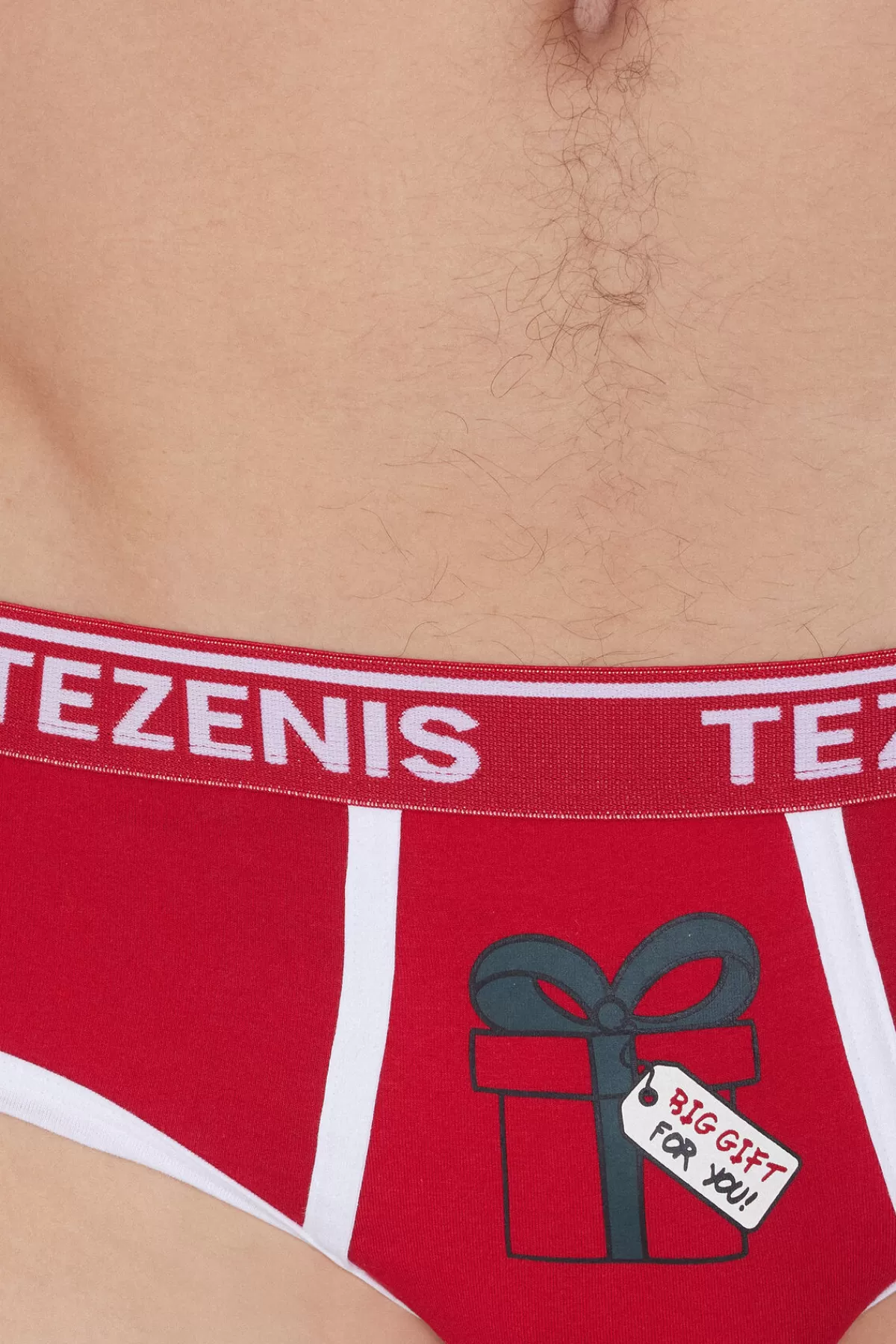 Mutande Uomo Tezenis in Puro Cotone con Stampa Festiva - Design Confortevole per le Feste