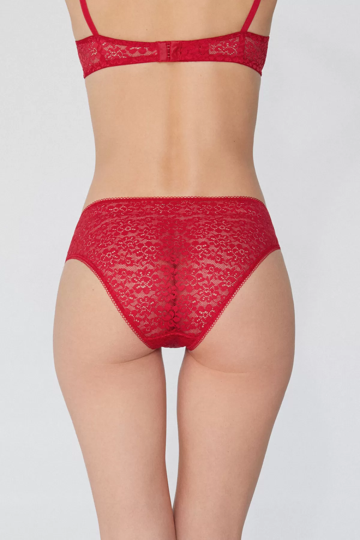 Tezenis Mutandine Eleganti in Pizzo Ecologico - Intimo Donna Confortevole con Rifiniture Sostenibili
