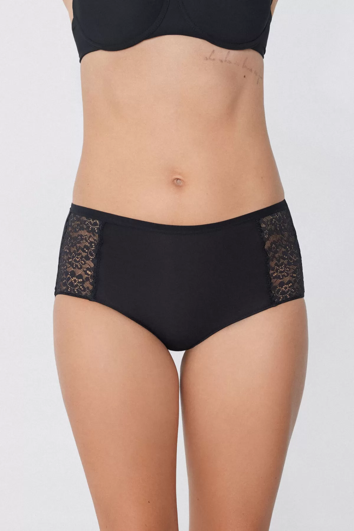 Tezenis Intimo Donna Vita Alta con Pizzo e Cotone - Confortevole ed Elegante per Ogni Occasione