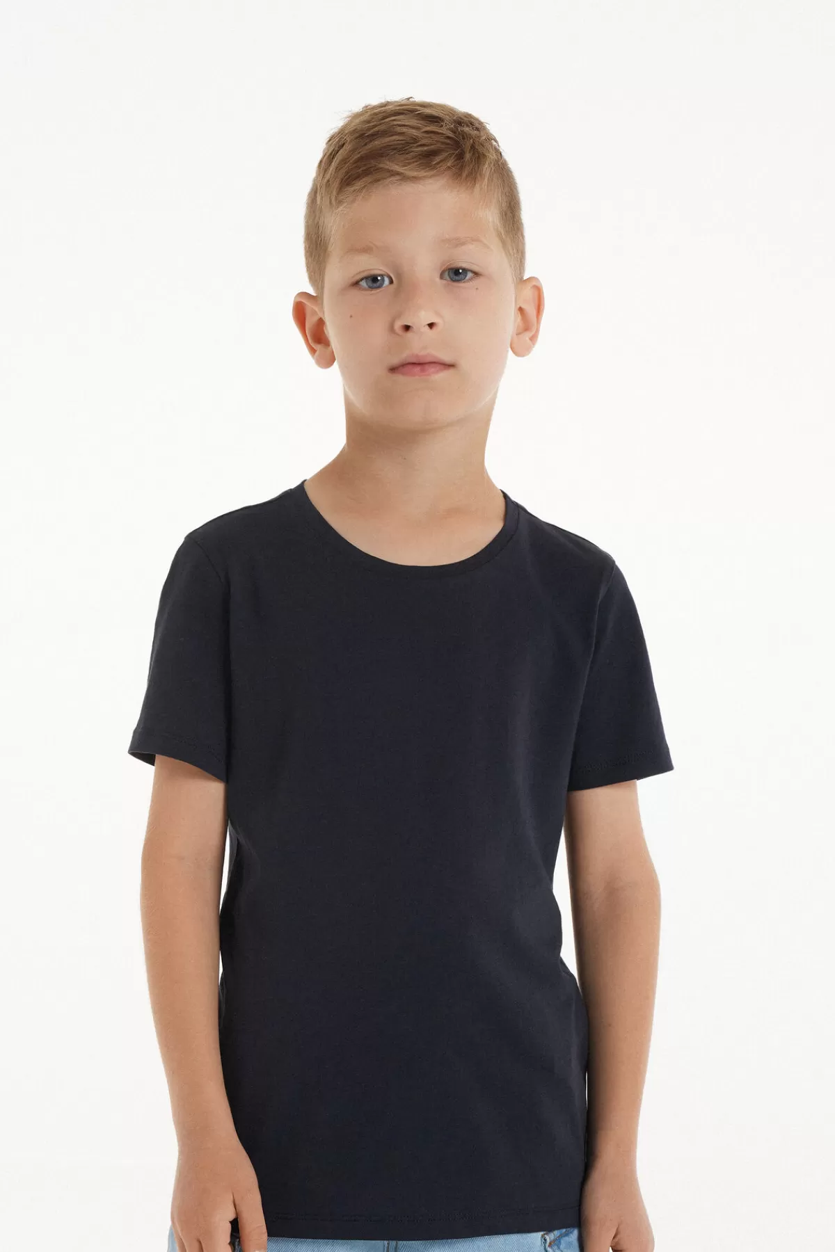 Maglietta Unisex Bambini Tezenis - Cotone 100% Puro, T-Shirt Casual con Collo Tondo per Ragazzi, Ideale per Tutto il Giorno