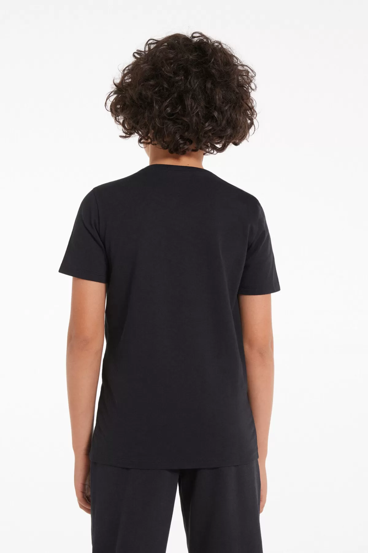 Tezenis - Maglietta Bambini Unisex Girocollo Comoda in Puro Cotone 100%

，