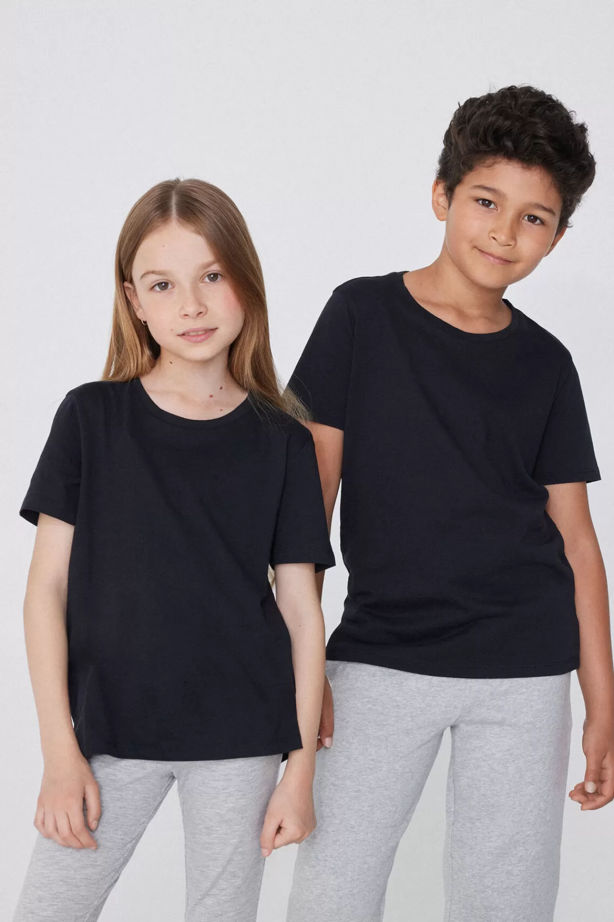 Tezenis - Maglietta Bambini Unisex Girocollo Comoda in Puro Cotone 100%

，
