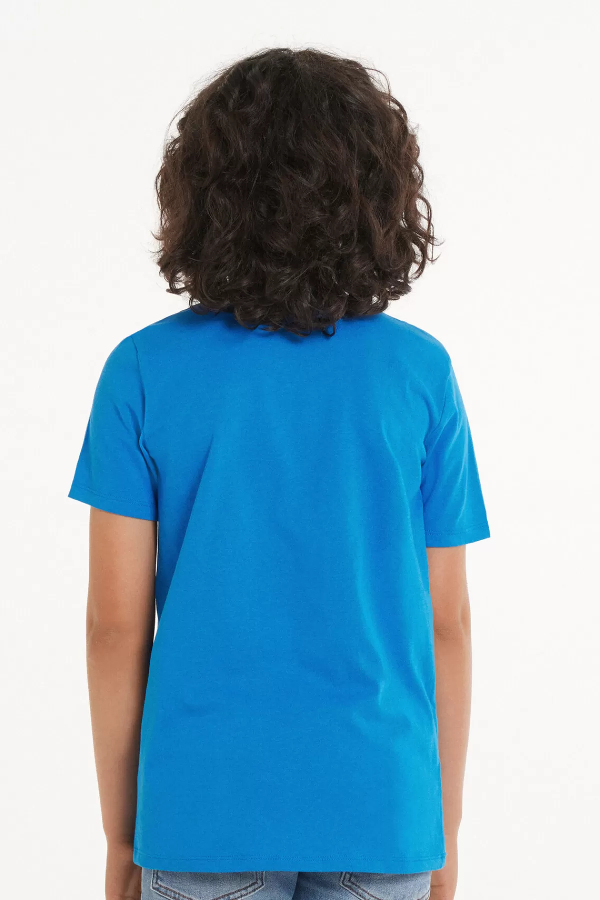 Maglietta Unisex Bambini Tezenis - Cotone 100% Girocollo Base Comodo, Ideale per Tutti i Giorni