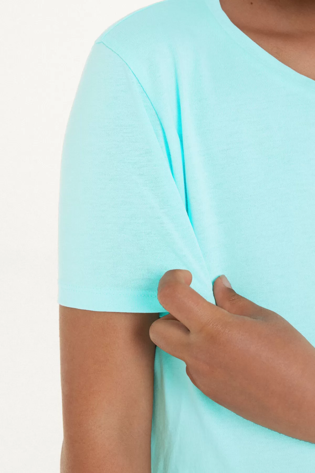 Tezenis Maglietta Base Girocollo in Puro Cotone - Comoda e Ideale per Tutti i Giorni, Unisex per Ragazzi e Ragazze