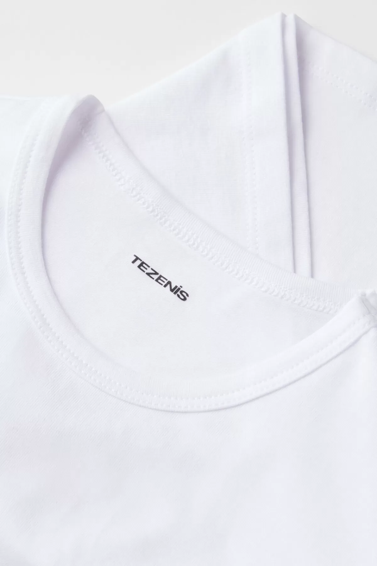 Tezenis Maglietta Essentials Girocollo in Cotone Elasticizzato Unisex per Bambini