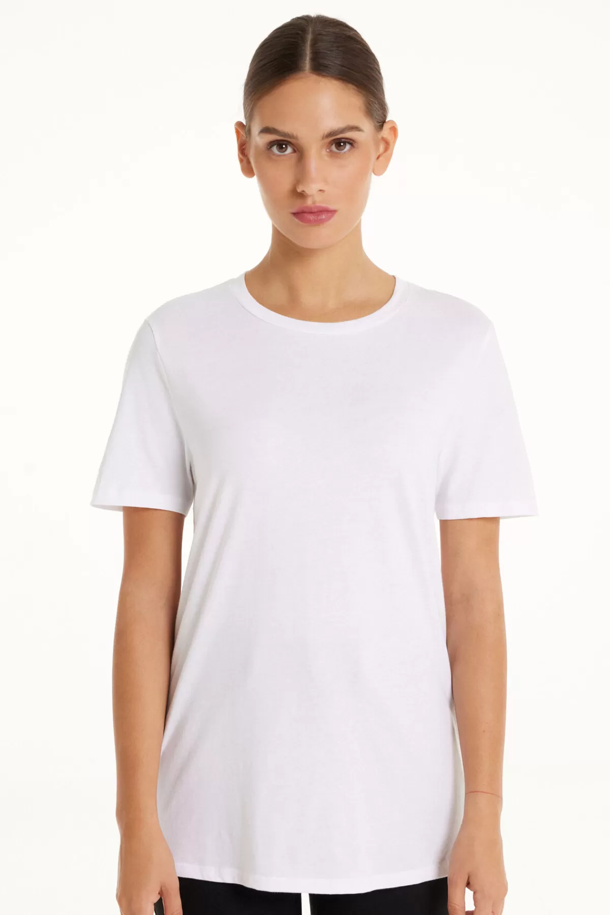 Tezenis Maglietta Essentials Donna - Jersey Morbido Collezione Primavera