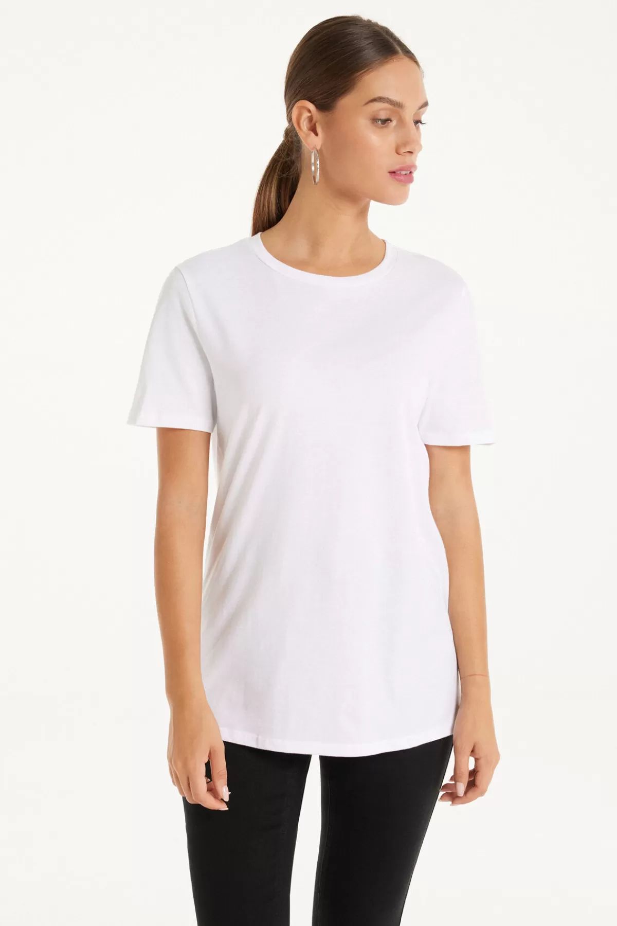 Tezenis Maglietta Essentials Donna - Jersey Morbido Collezione Primavera