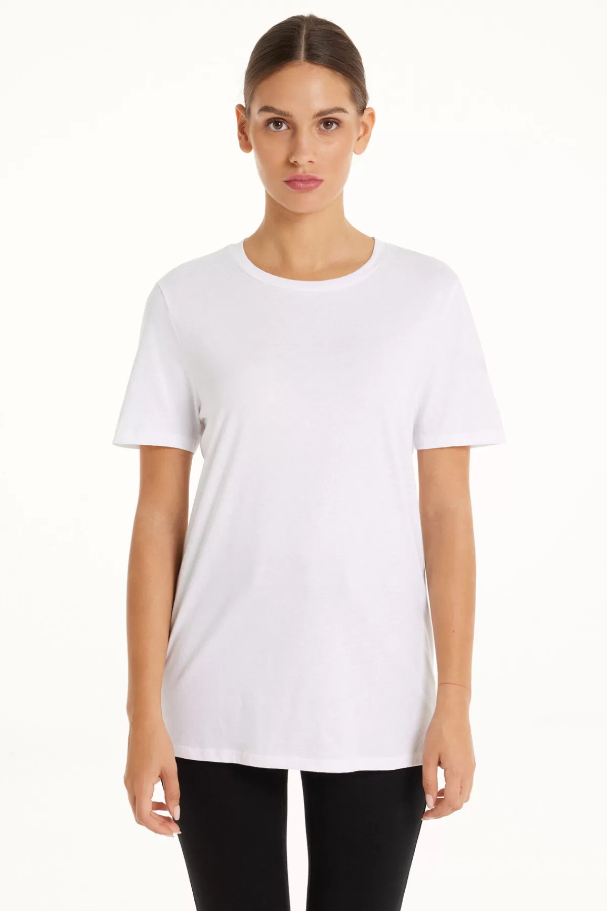 Tezenis Maglietta Essentials Donna - Jersey Morbido Collezione Primavera