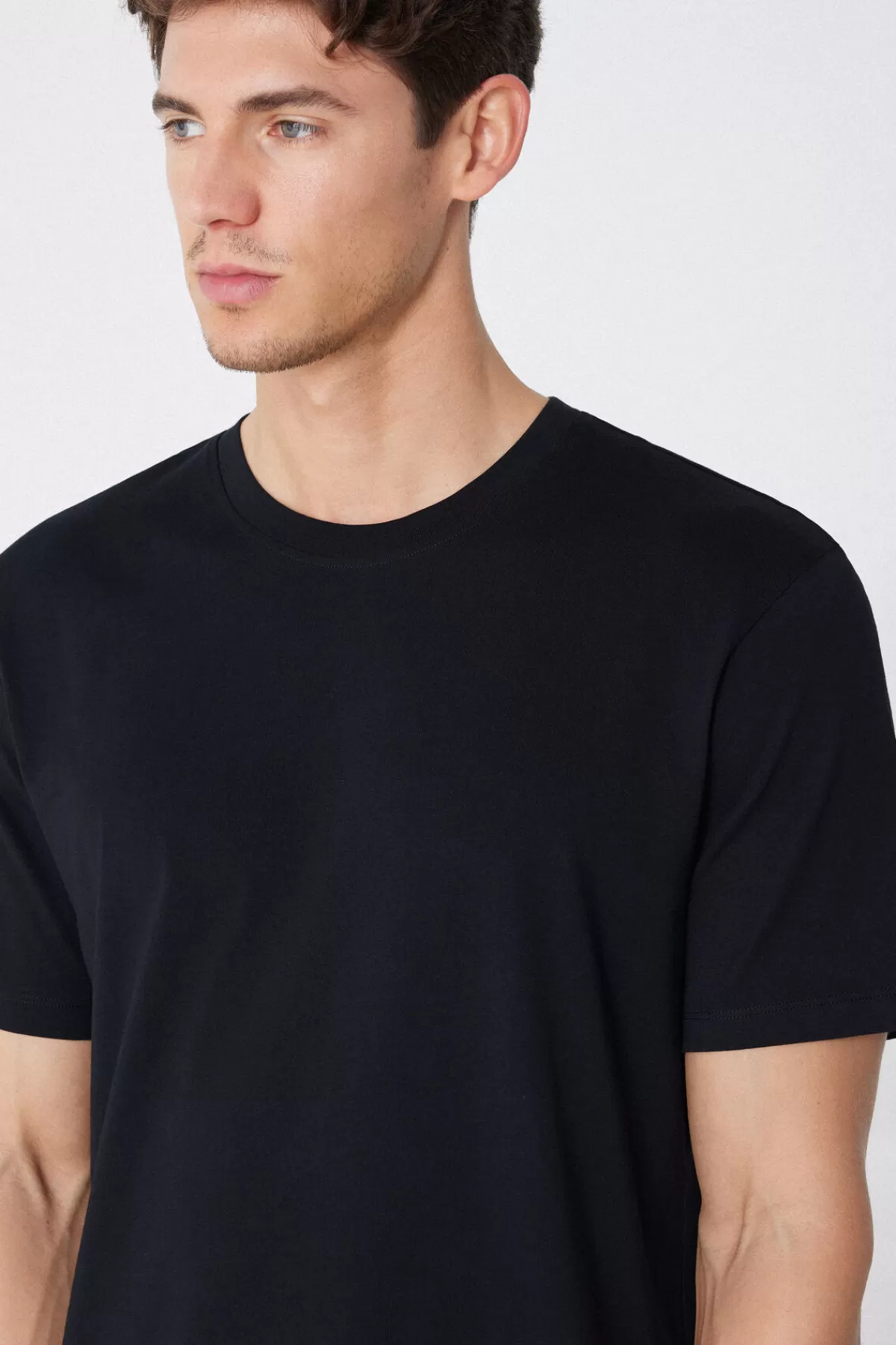 Maglietta Casual Uomo in Puro Cotone - Linea Base Tezenis