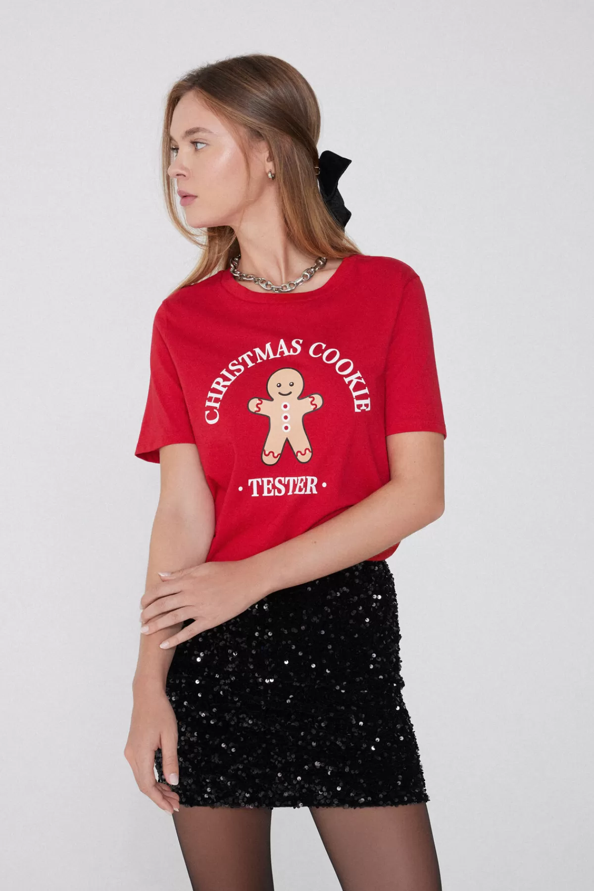 Maglietta Donna in Puro Cotone - Edizione Festiva Tezenis con Confezione Regalo Elegante